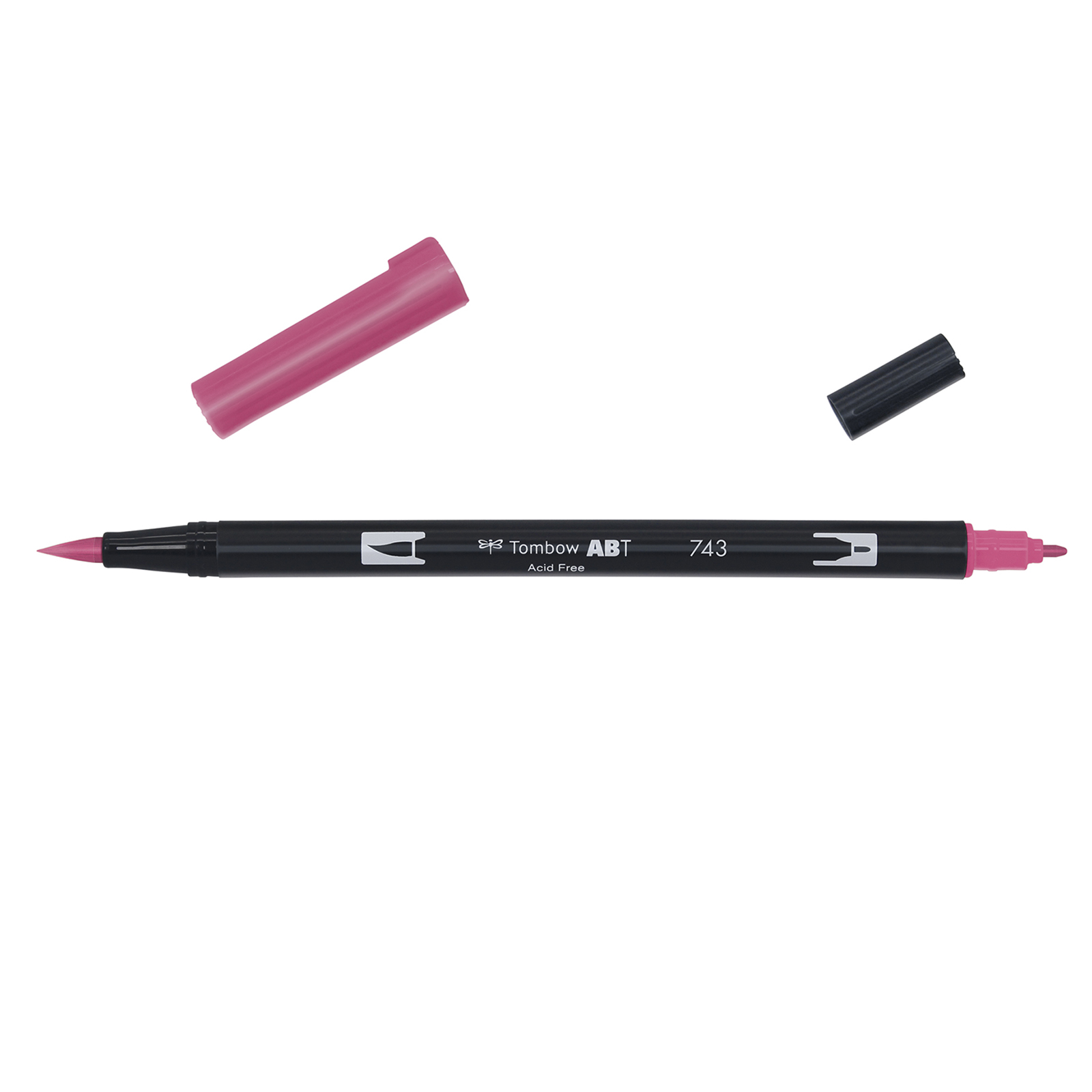 Tombow • Brush pen con doble punta 743 hot pink