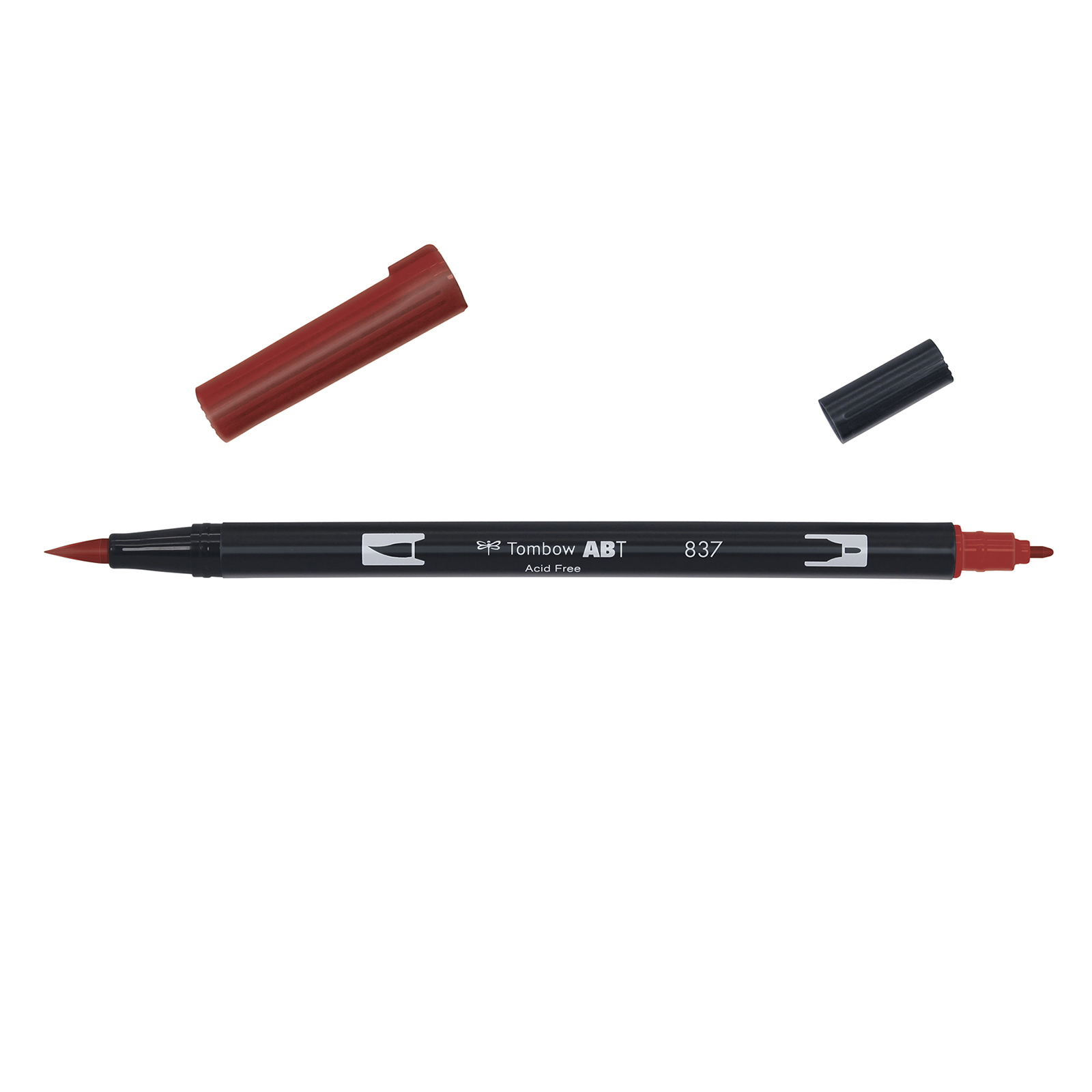 Tombow • Brush pen con doble punta 837 wine red