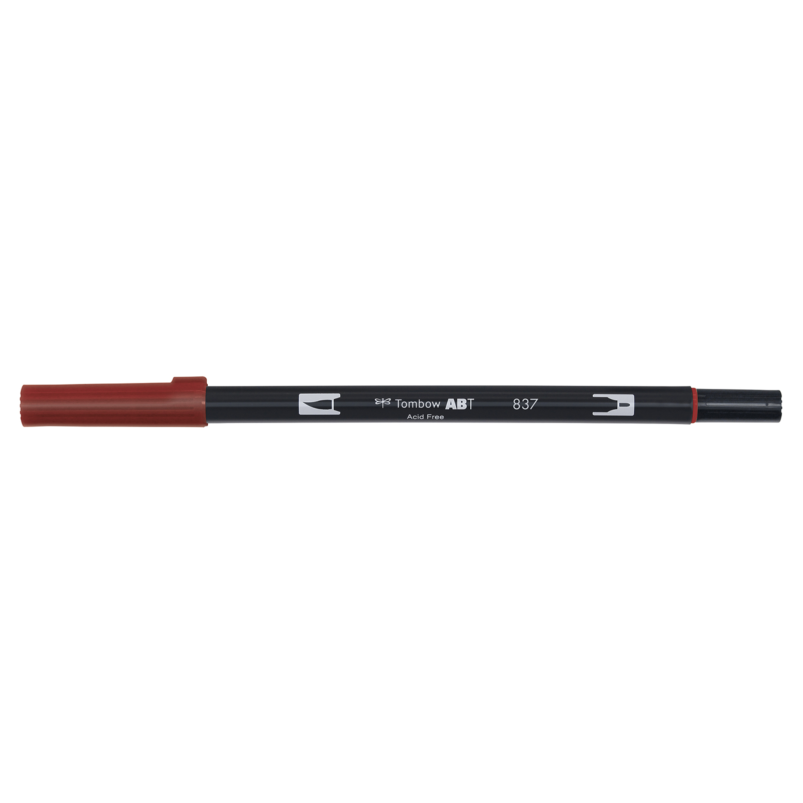 Tombow Dual Brush Pen - 837 Wine Red