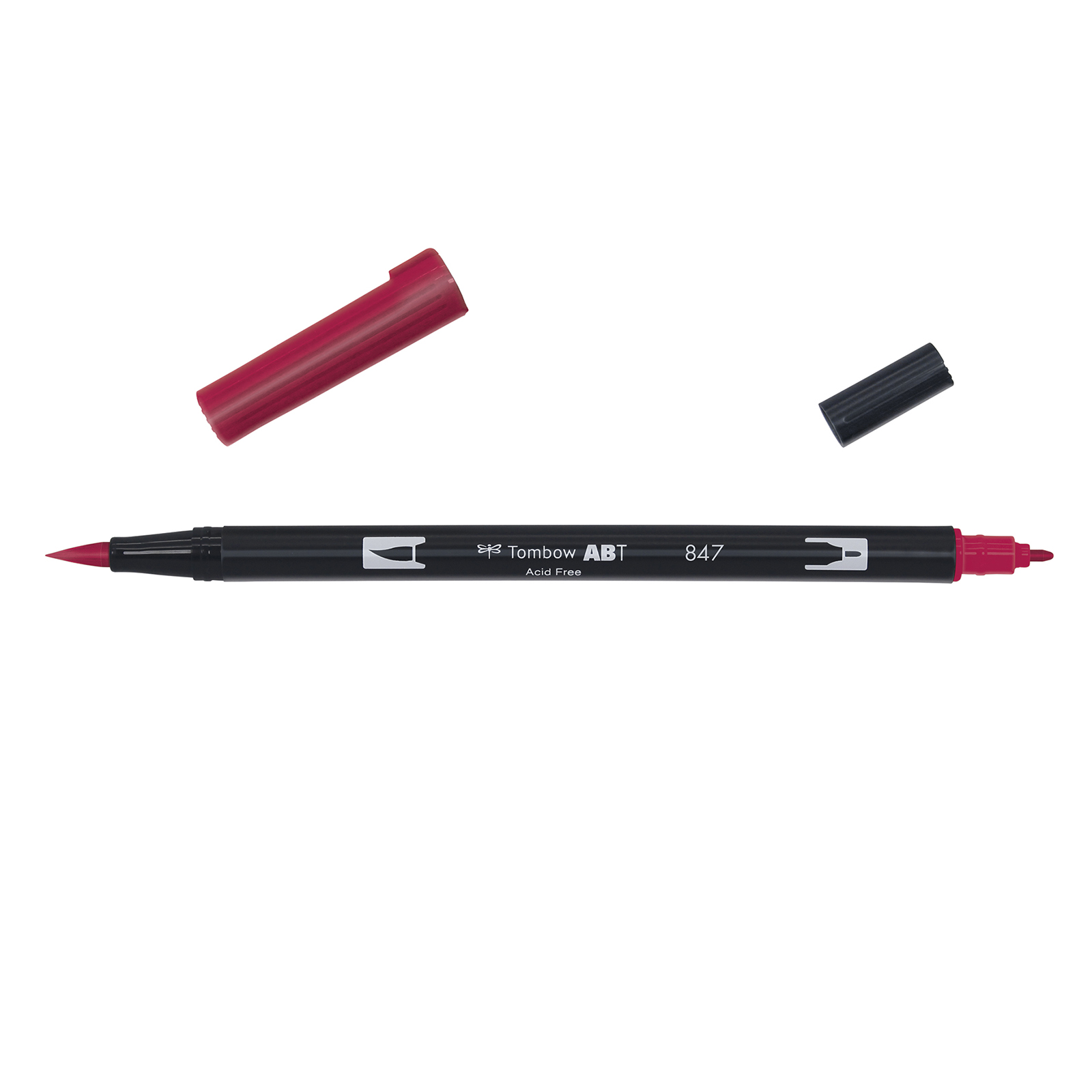 Tombow • Brush pen con doble punta 847 crimson