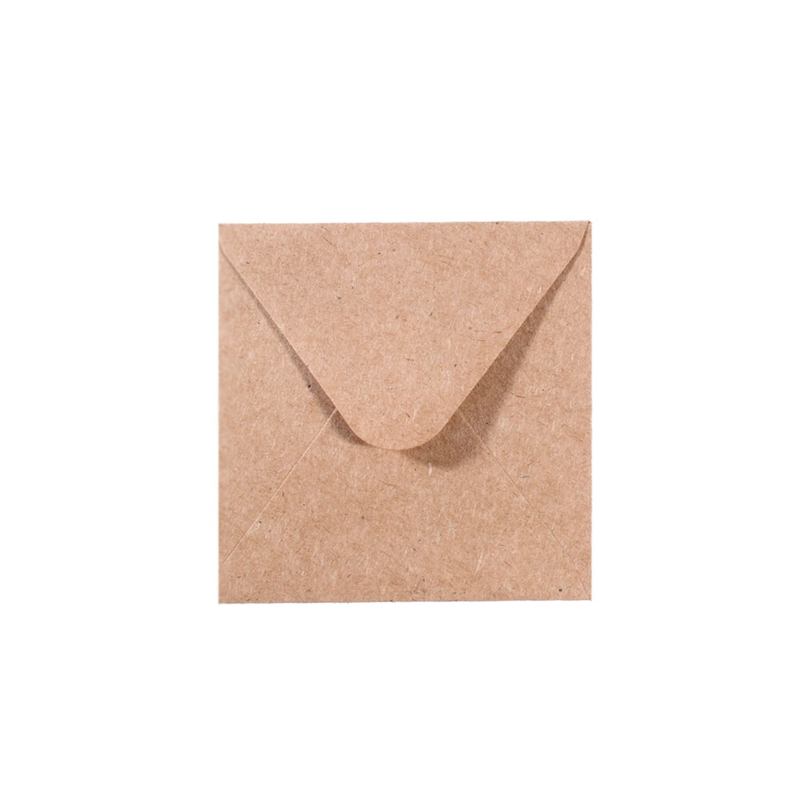 Florence • Envelopes 5pcs kraft 9,5x9,5cm