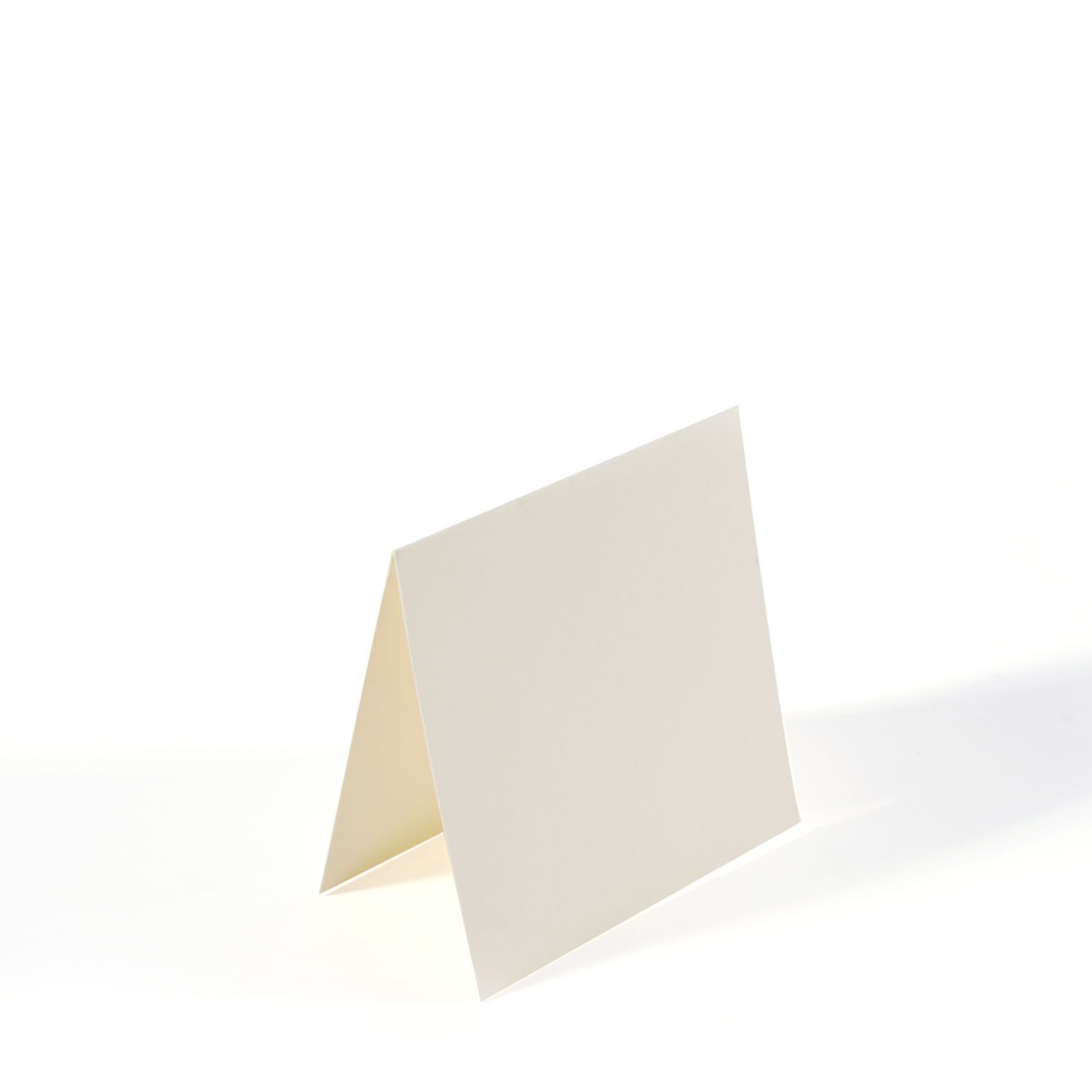 Florence • Cardstock Folded Cards Smooth 200g 9x9cm Ivory 25x
