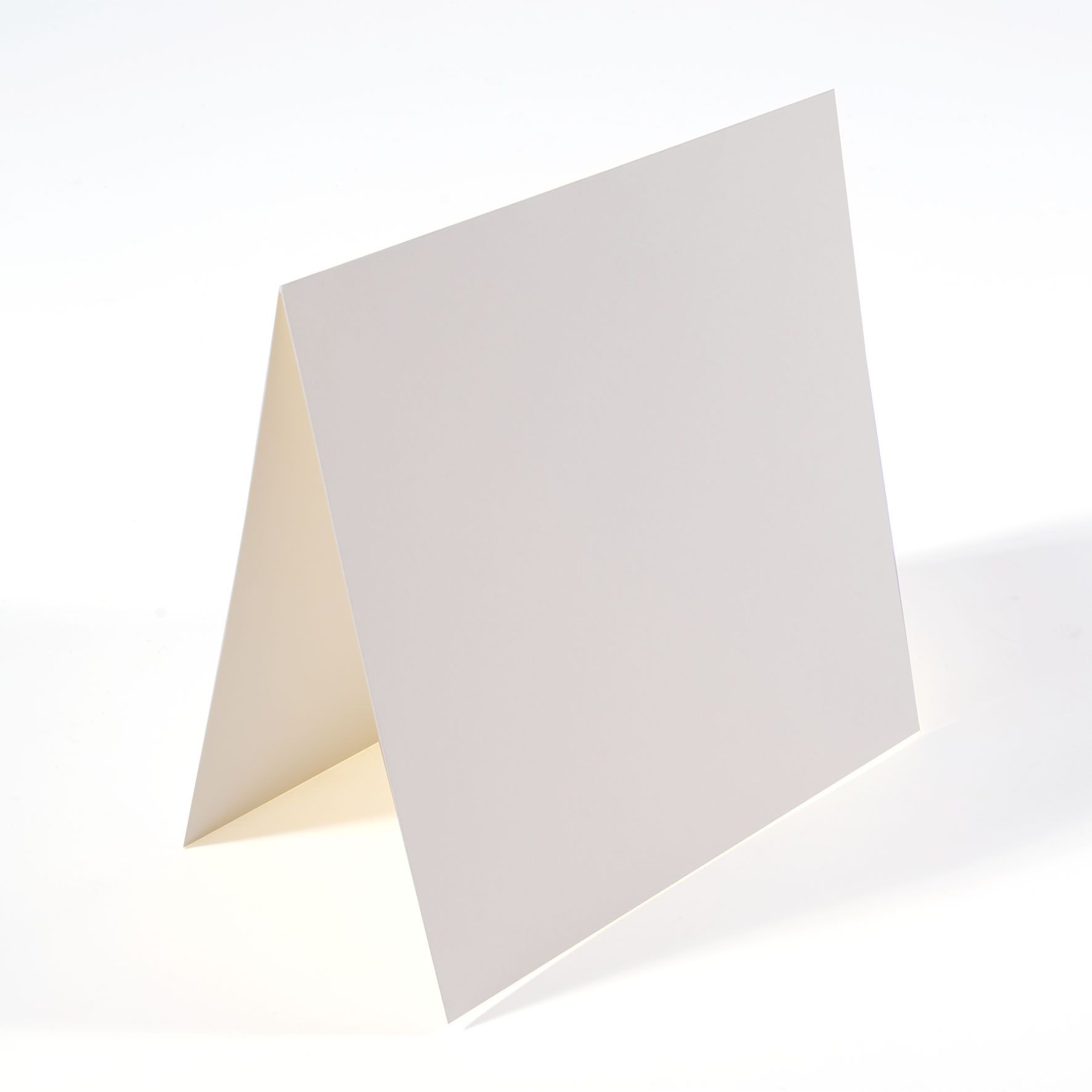 Florence • Cardstock Folded Cards Smooth 200g 15.5x15.5cm Ivory 25x