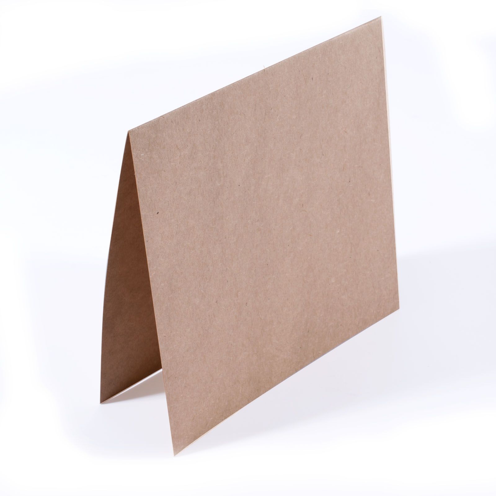 Florence • Cardstock Folded Cards Smooth 200g 15.5x15.5cm Kraft 25x