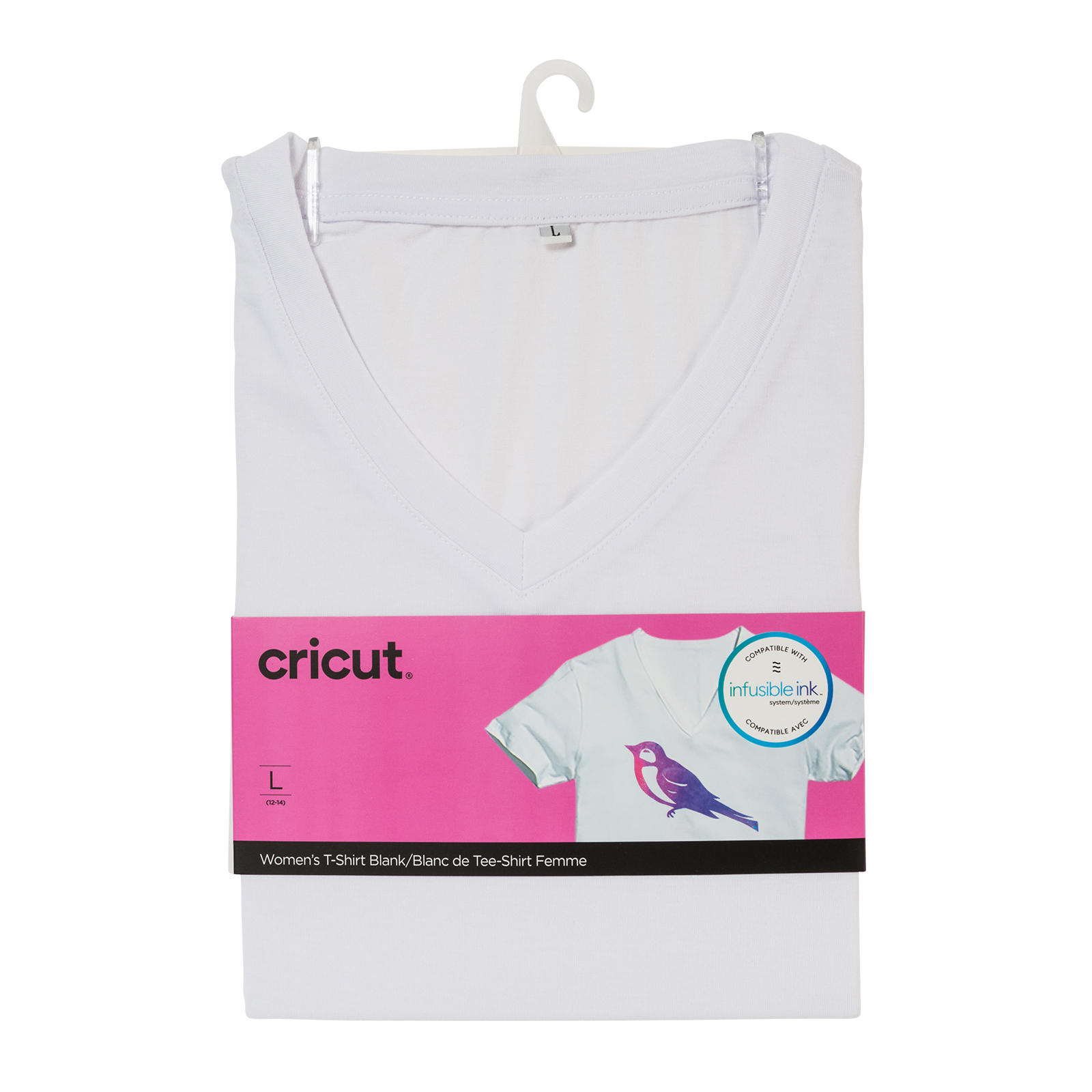 Cricut • T-shirt à personnaliser pour femme col en V Taille L