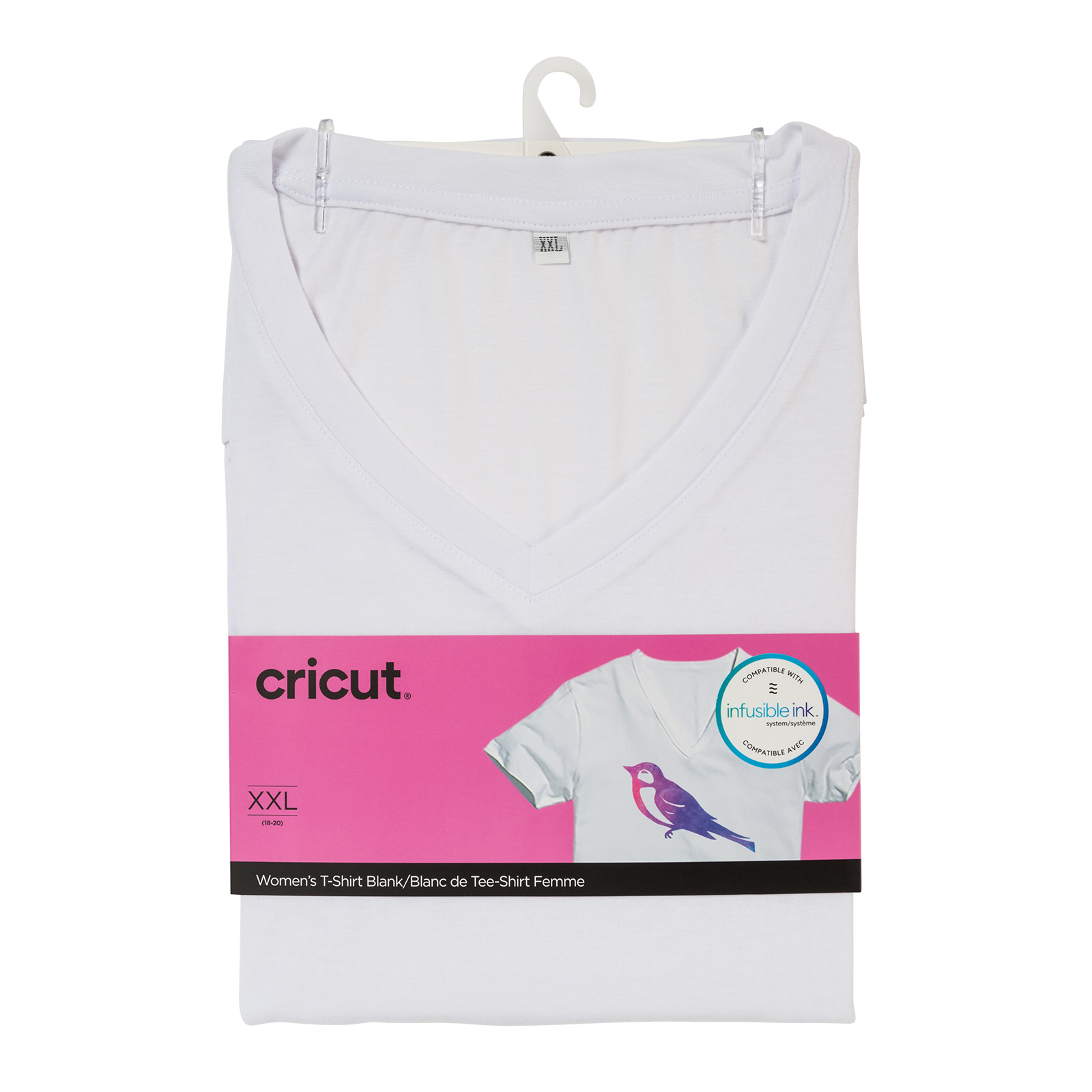 Cricut •  Women's T-Shirt Blank V-Neck XXL