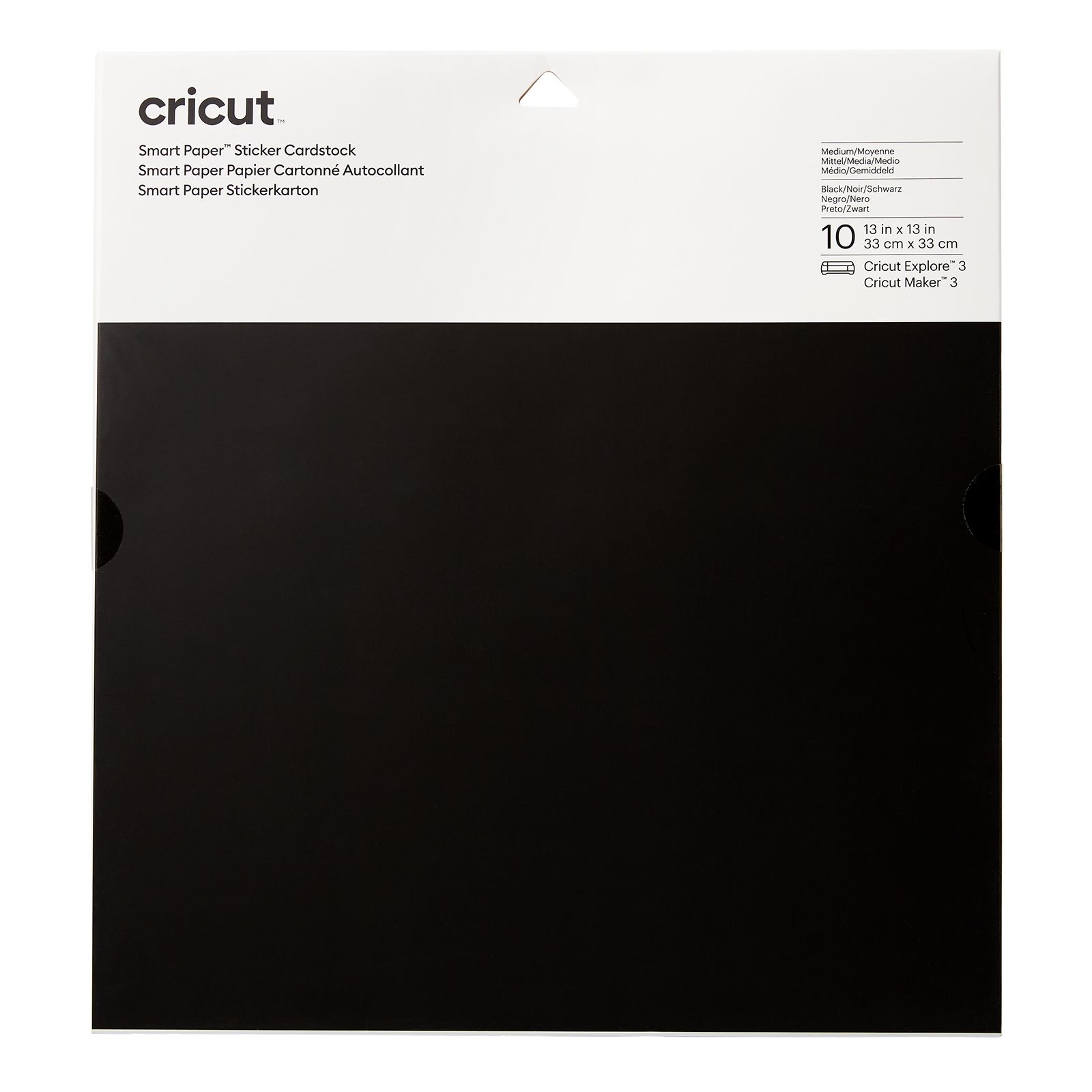 Cricut • Smart Sticker Cardstock Schwarz