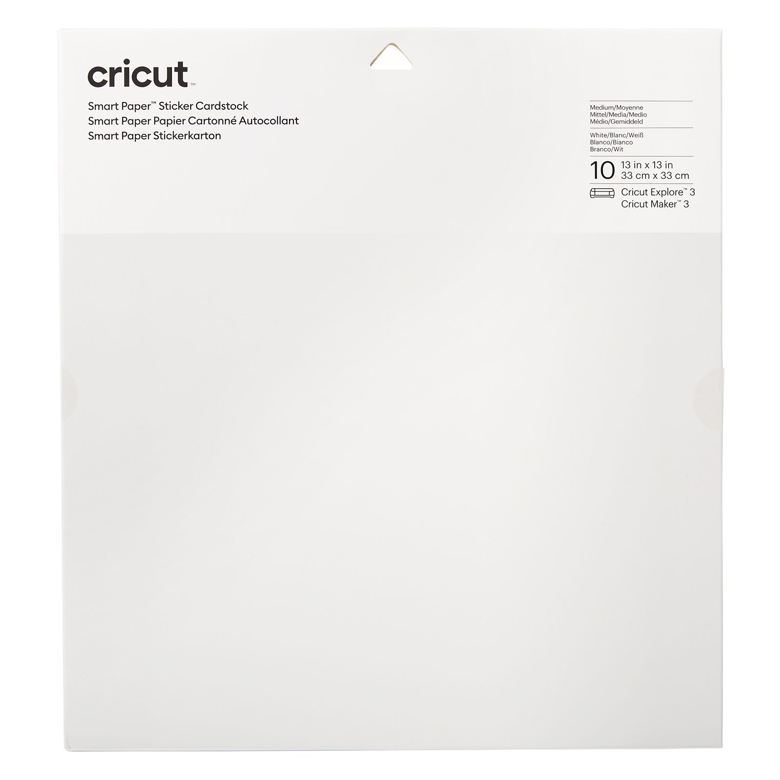 Cricut • Smart sticker cardstock Blanco