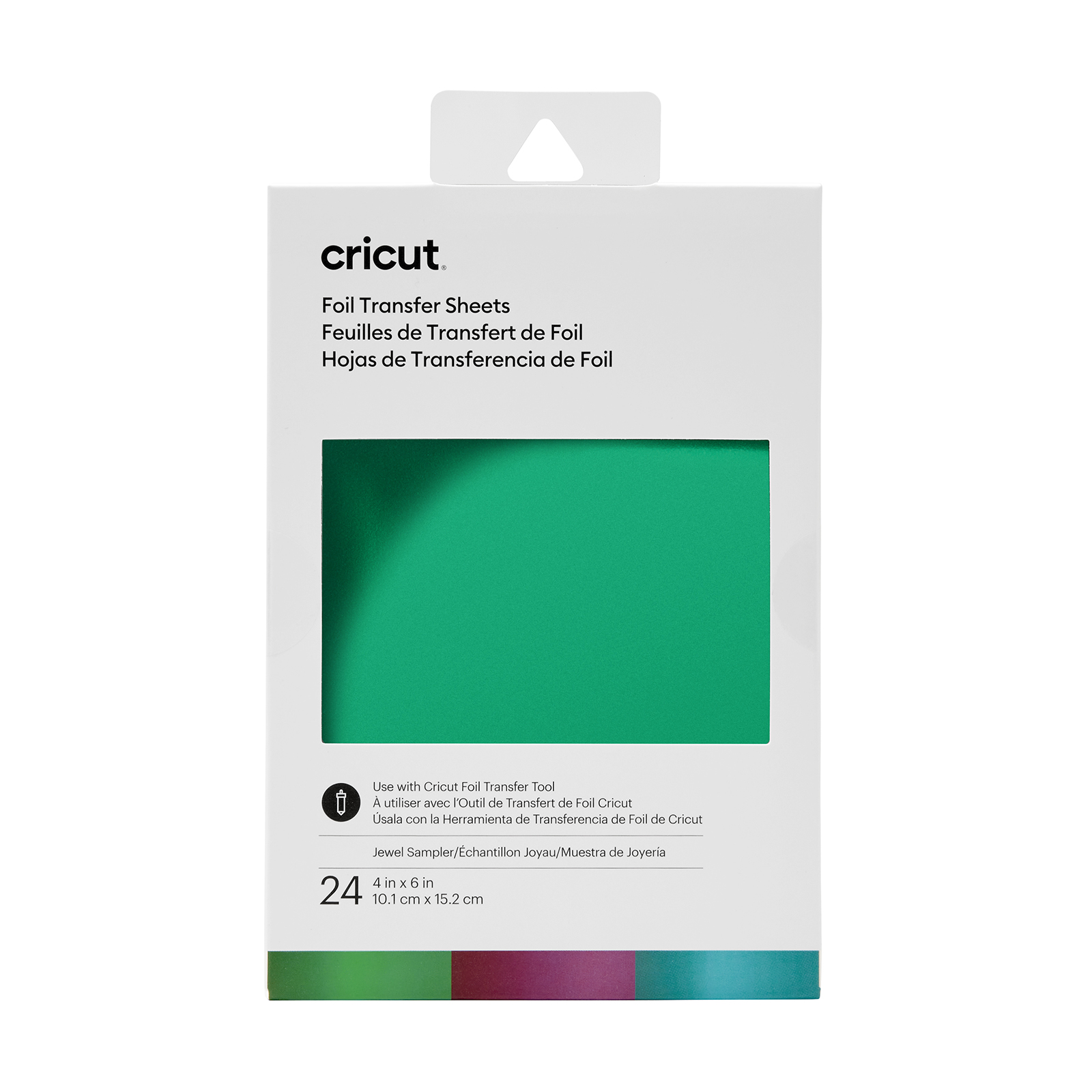 Cricut • Campionatore di fogli di carta trasferibile 10x15 cm 24 fogli Jewel