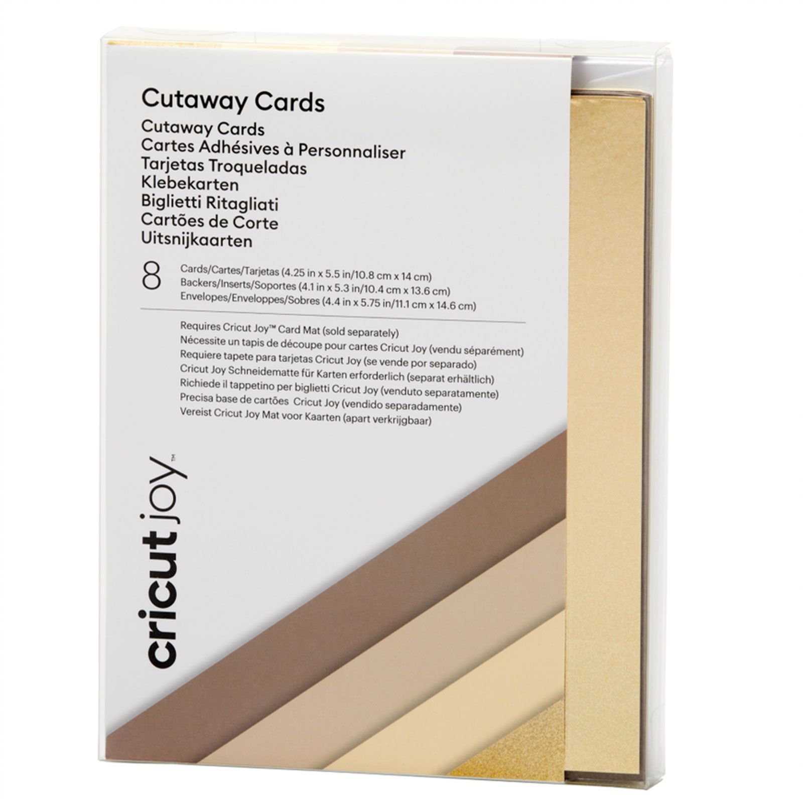 Cricut Joy • Cutaway Cards Neutrals 8pcs