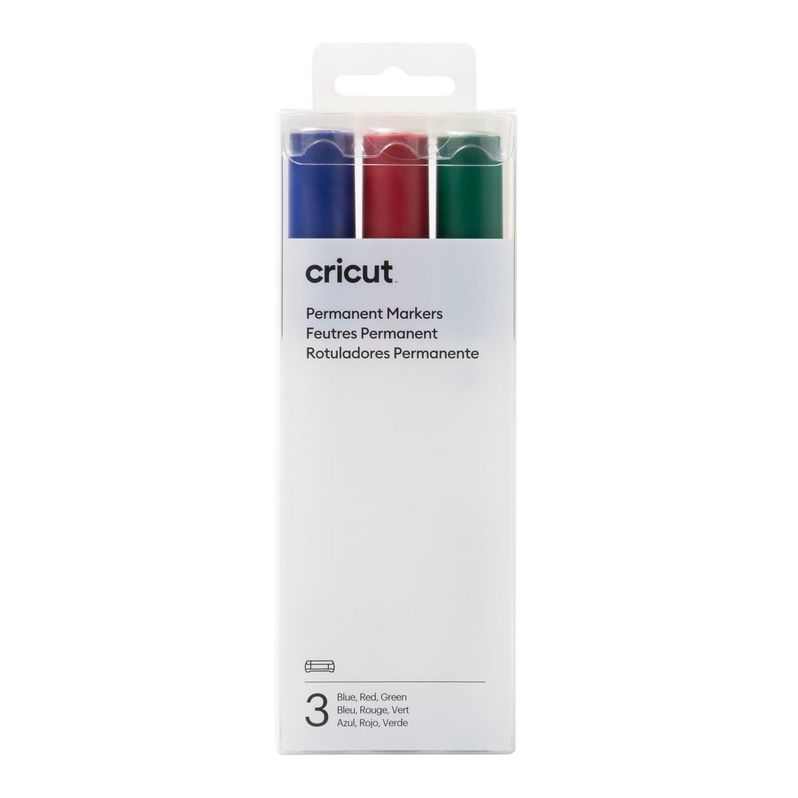 Cricut • Venture Permanent Markers 2.5mm Blue/Red/Green 3pcs