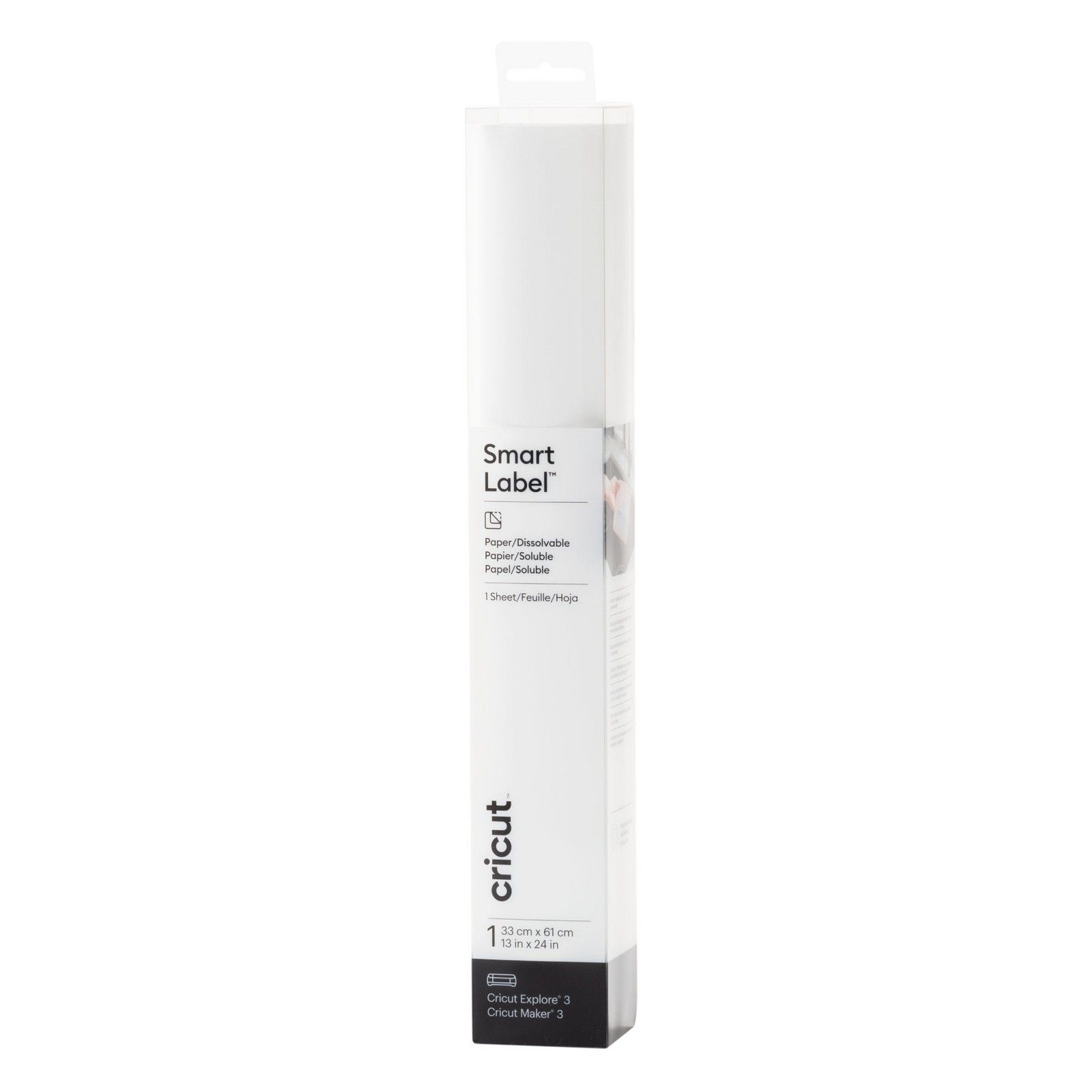 Cricut • Smart Labels Disolvable 61x33cm 1 Sheet White
