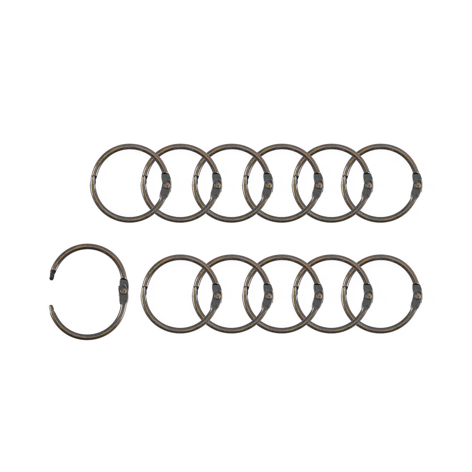 Vaessen Creative • Book Binding Rings 32mm Copper 12pcs