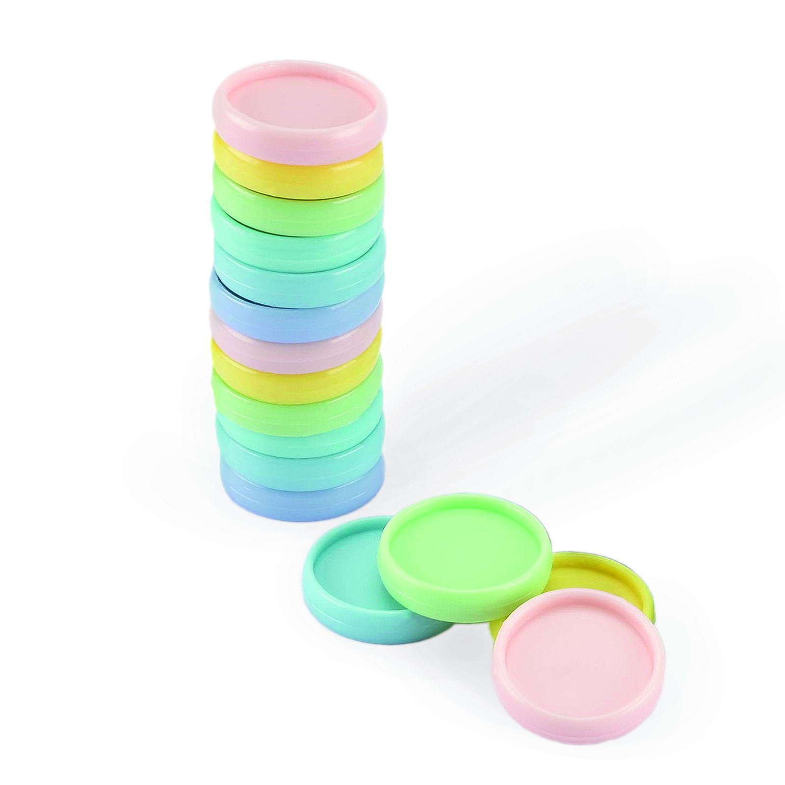 Vaessen Creative • Bind Easy Binding Discs 24mm Regenboog Pastels 24st.