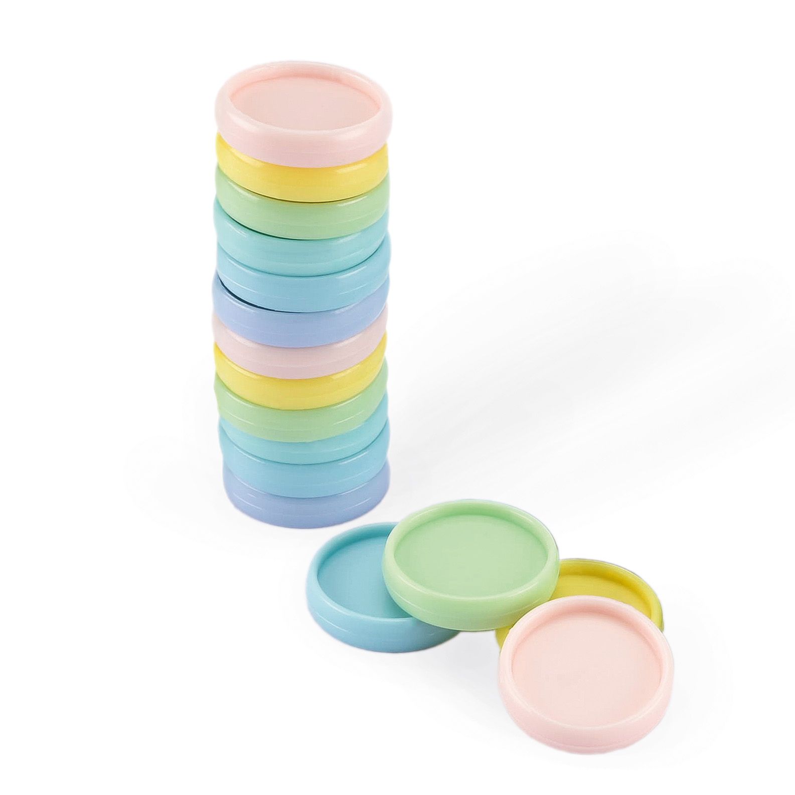 Vaessen Creative • Bind Easy Binding Discs 0.95" Rainbow Pastels 24pcs