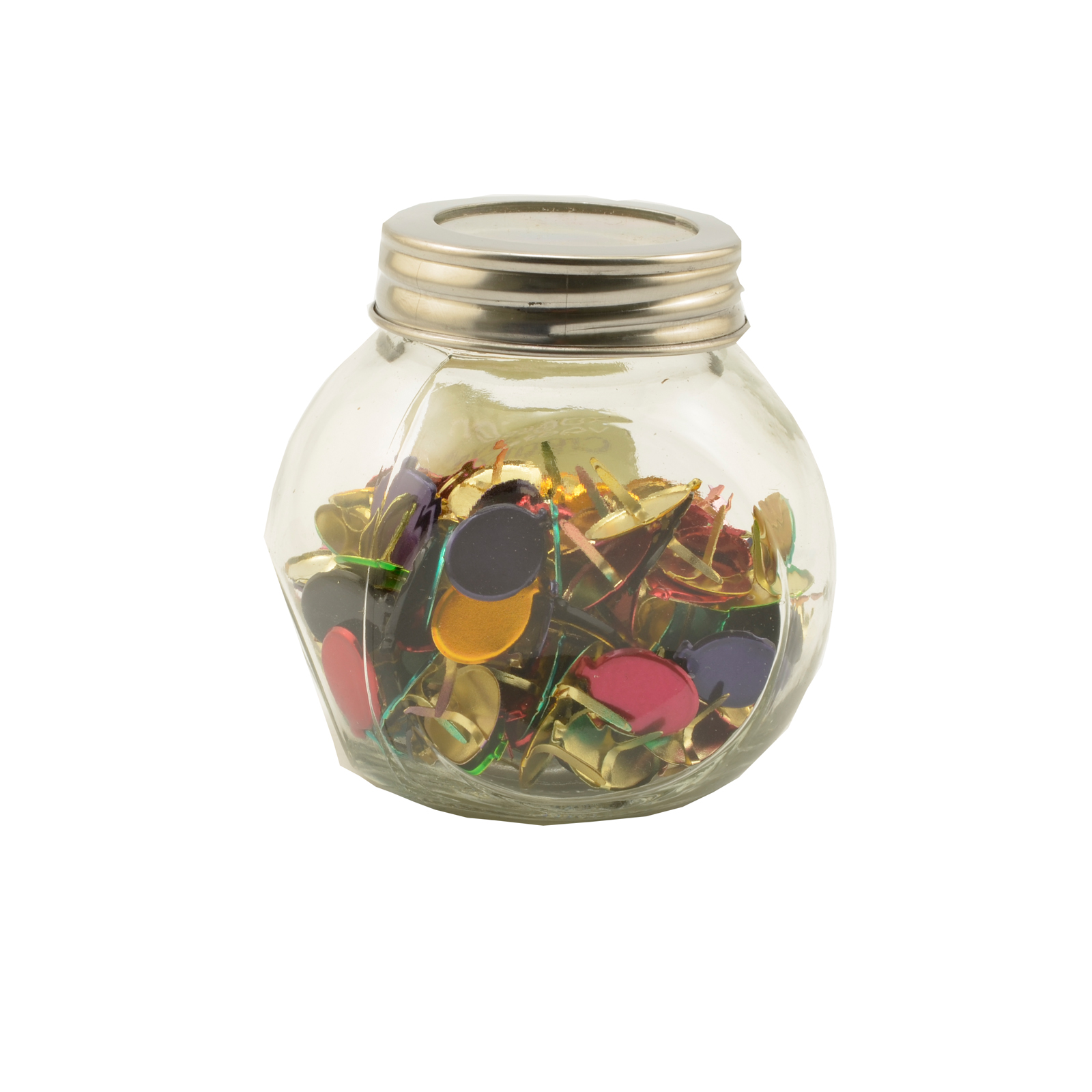 Vaessen Creative • Brads assorti in jar 60g Balloon Metallic