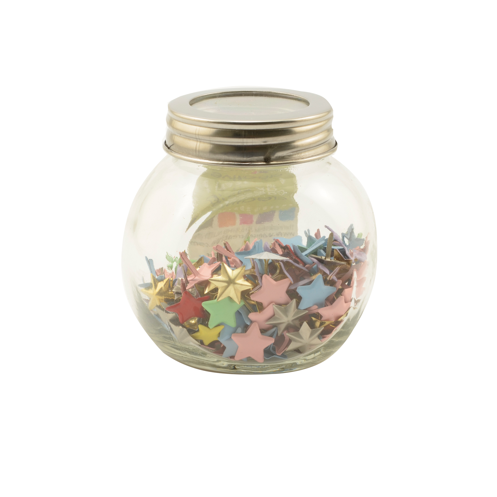 Vaessen Creative • Brads assorti in jar 60g Large Star