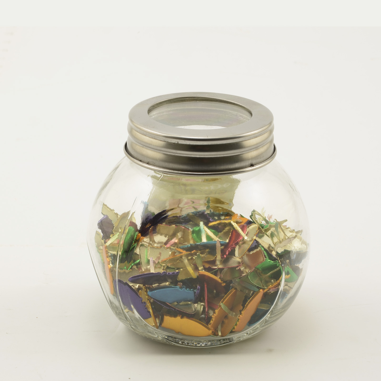 Vaessen Creative • Brads in jar 60g Christmas Light Metallic