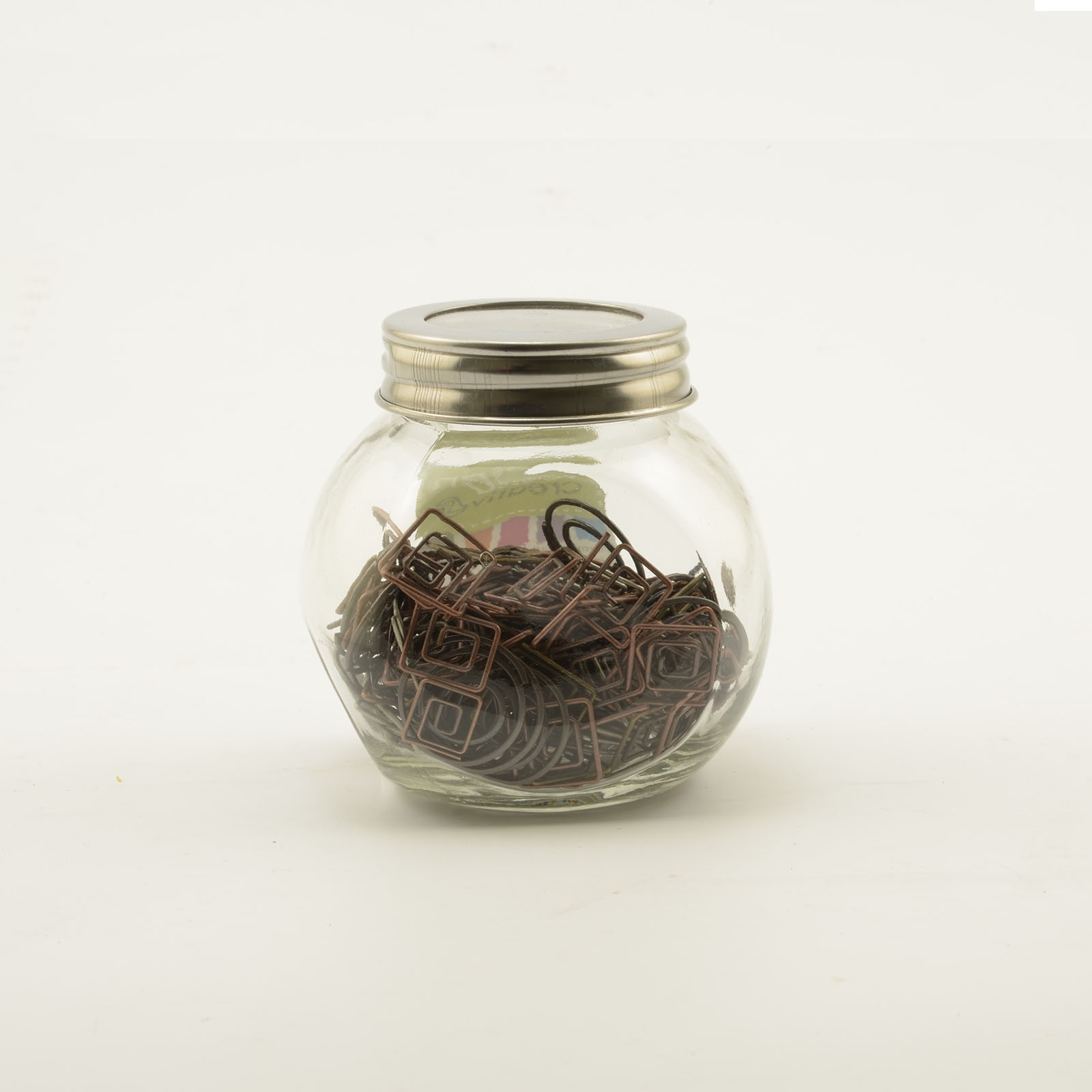 Vaessen Creative • Paper Clips In Jar 100g +/-155piezas Triangle/Square