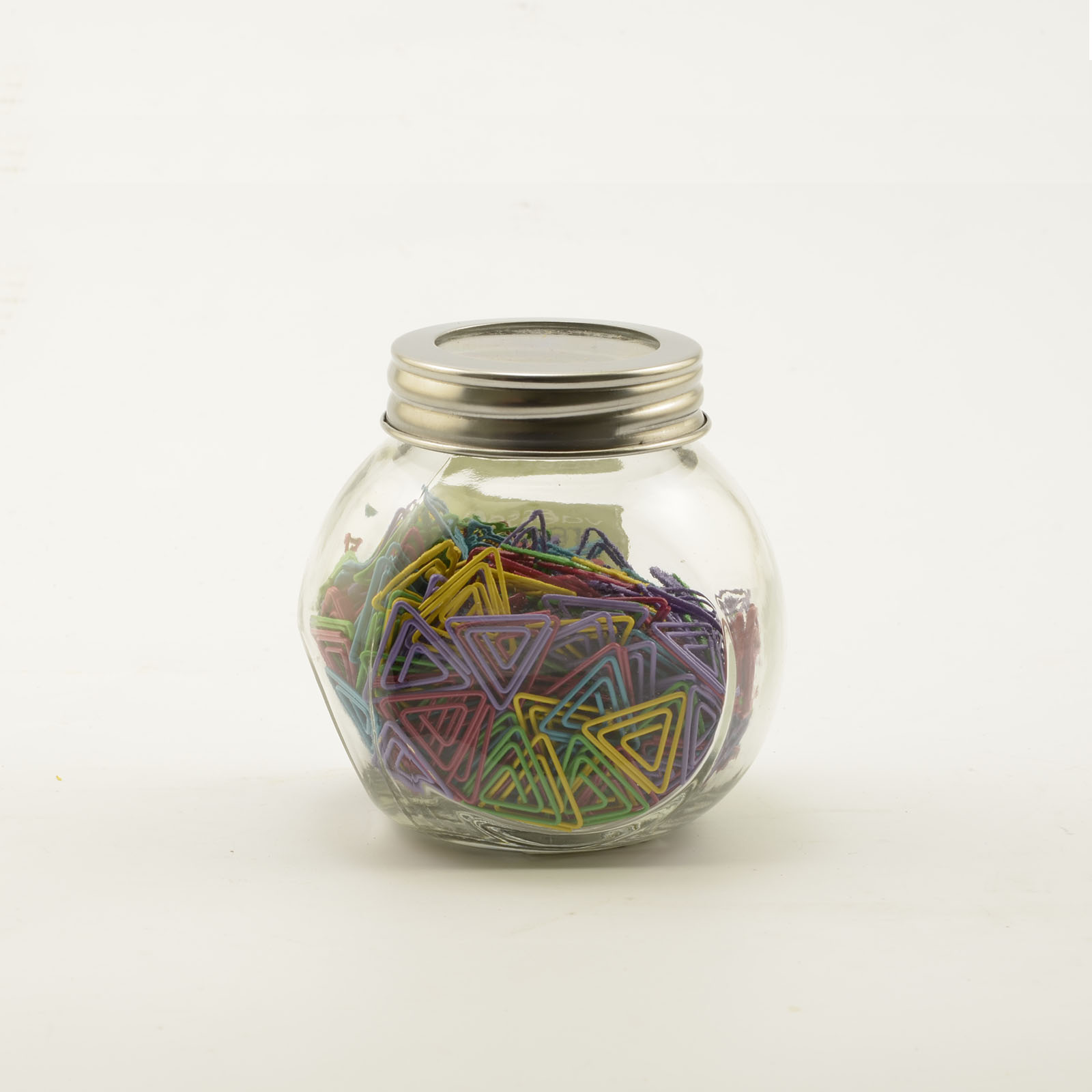 Vaessen Creative • Paper Clips In Jar 200g +/-394pezzi Triangle