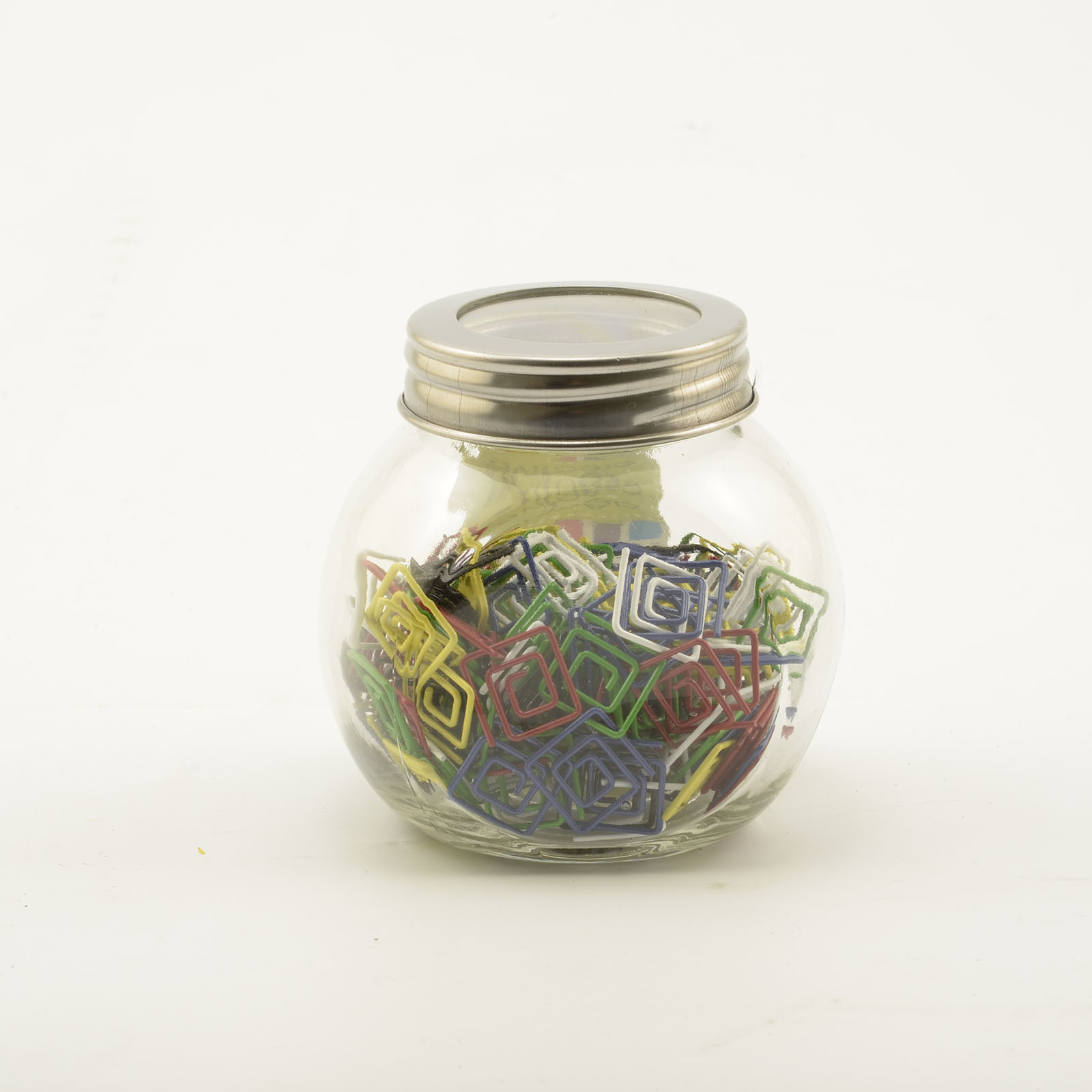 Vaessen Creative • Paper Clips In Jar 120g +/-233pezzi Square