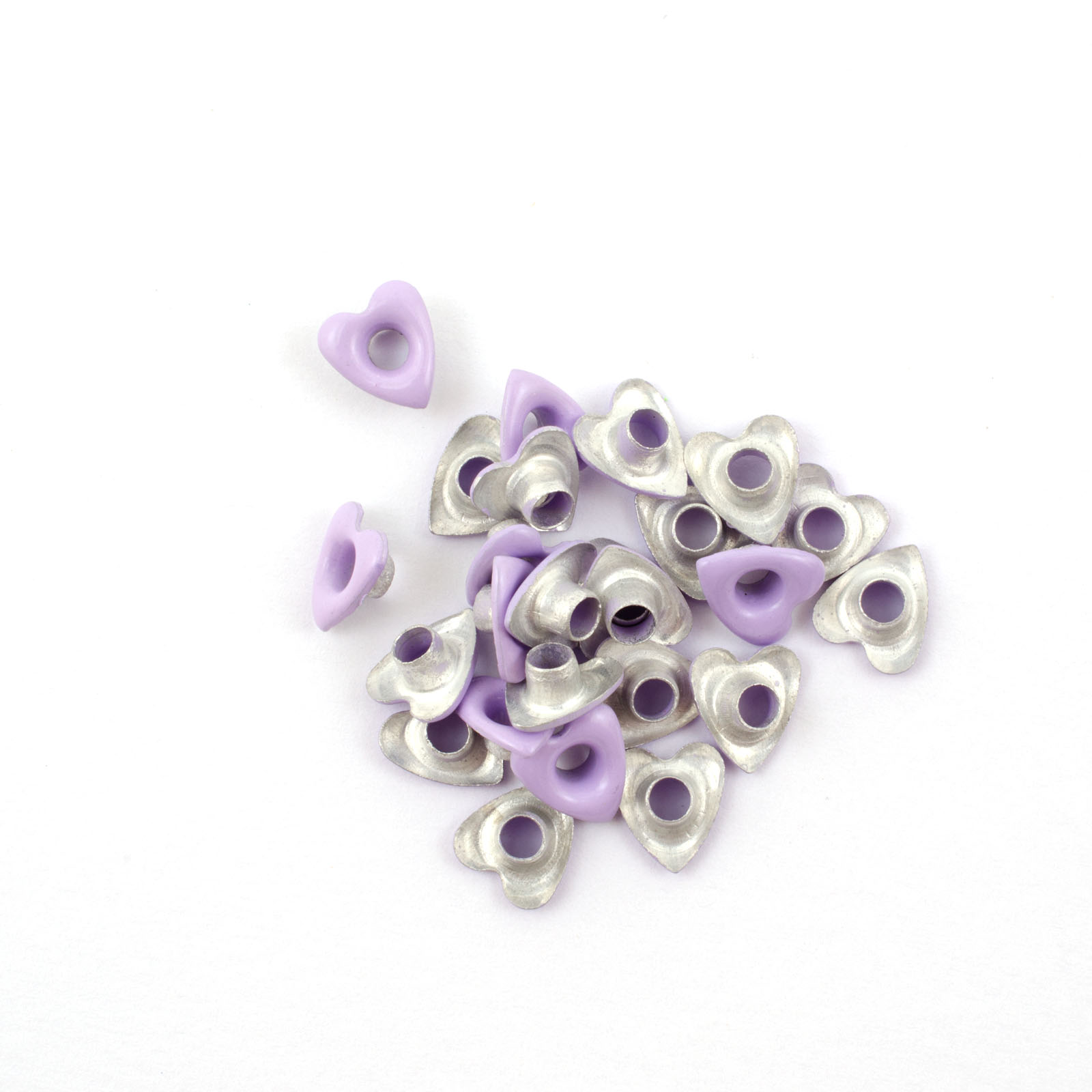 Vaessen Creative • Oeillets coeurs 3,2mm 5 lilas