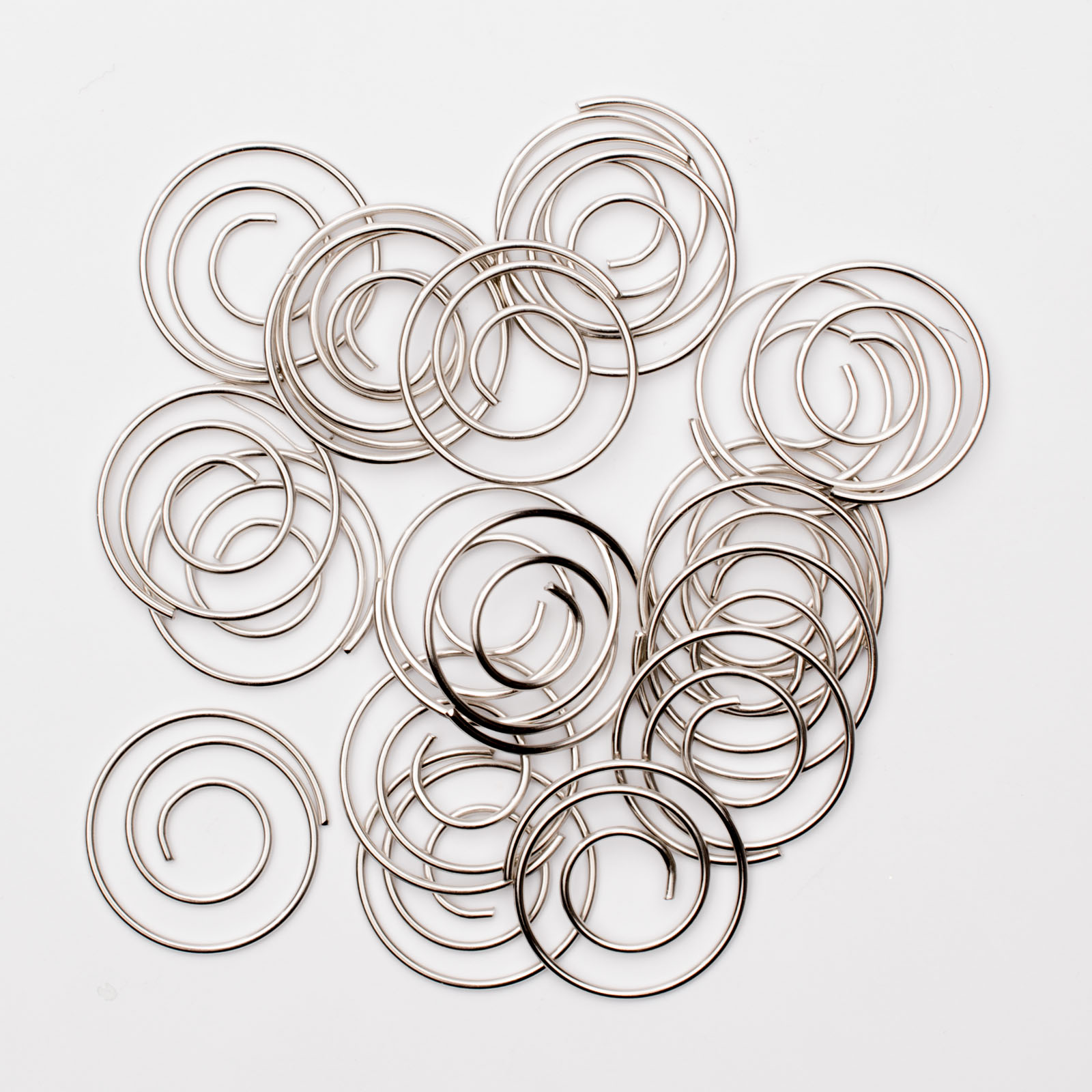 Vaessen Creative • Spiral Medium Silver 20pcs