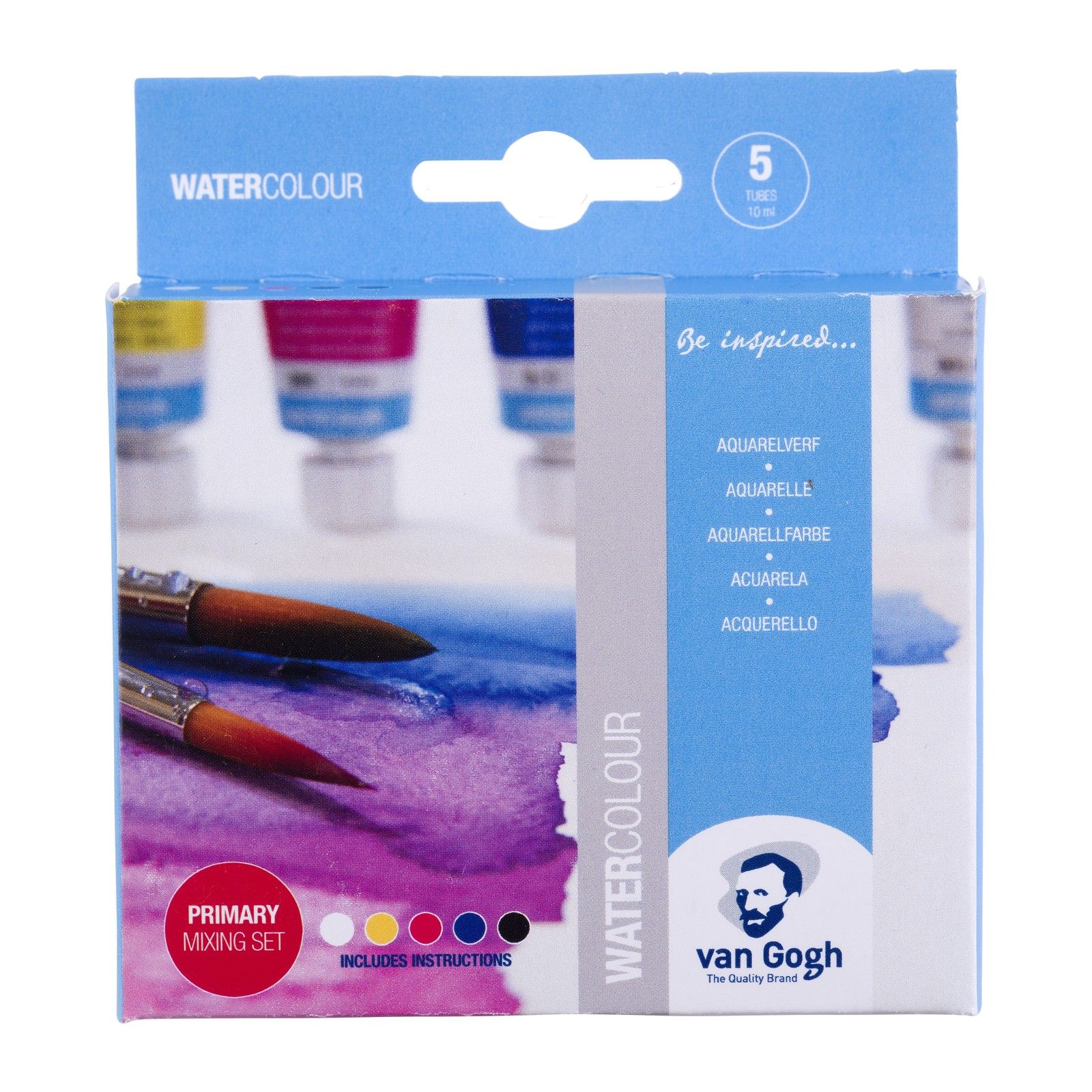 Van Gogh • Aquarelverf primaire mengset | 5 x 10 ml tubes