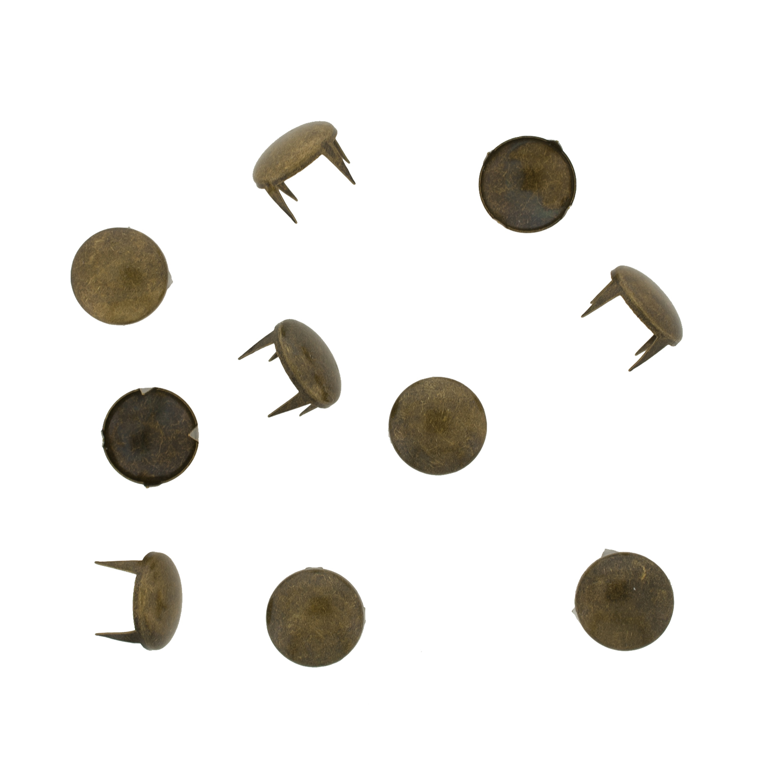 Vaessen Creative • Studs round 12mm 10pcs bronze