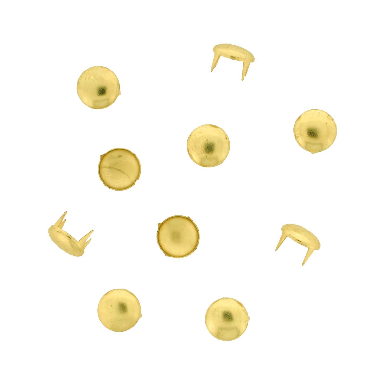 Vaessen Creative • Studs round 9mm 10pcs gold