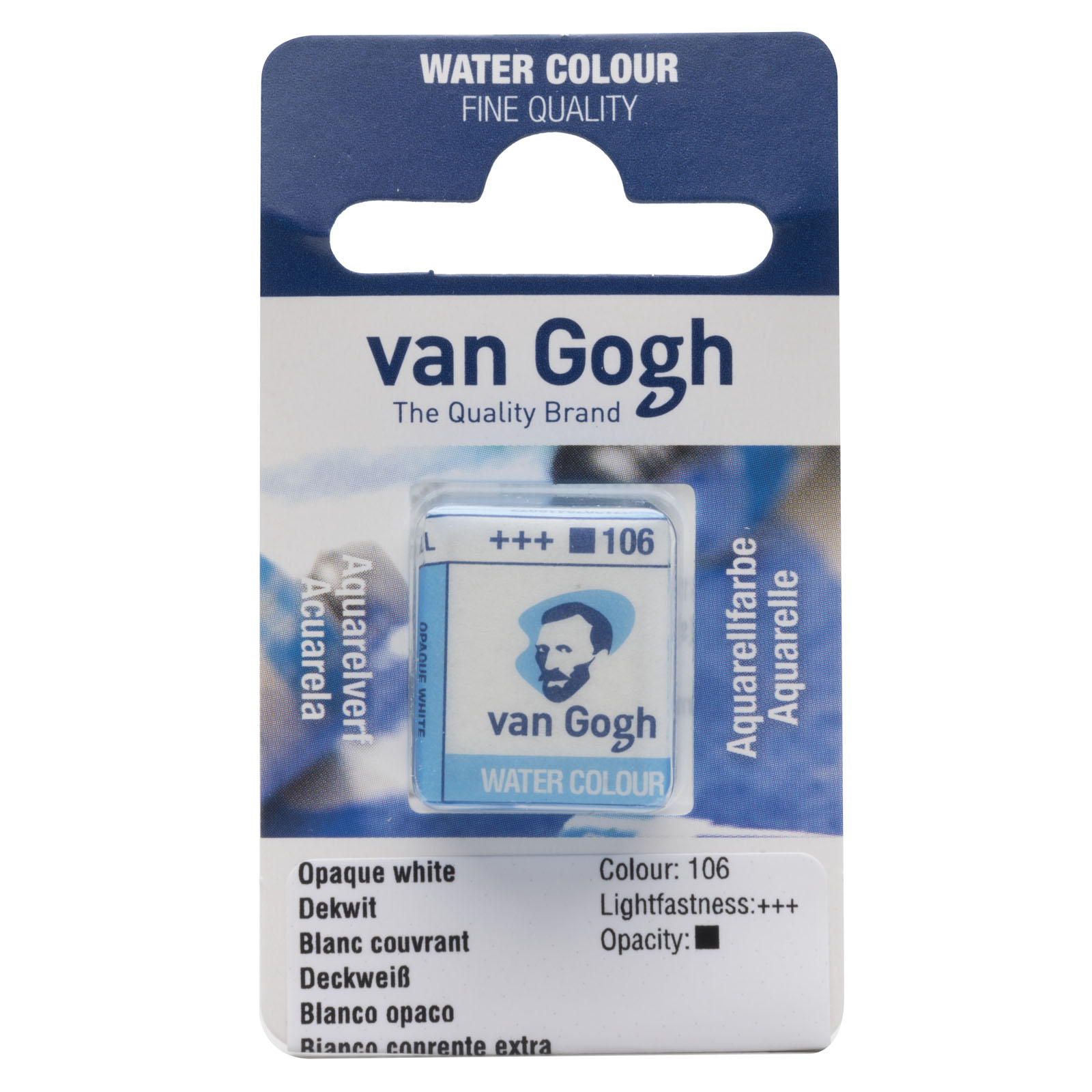 Van Gogh • Acquerello pan Opaque White 106