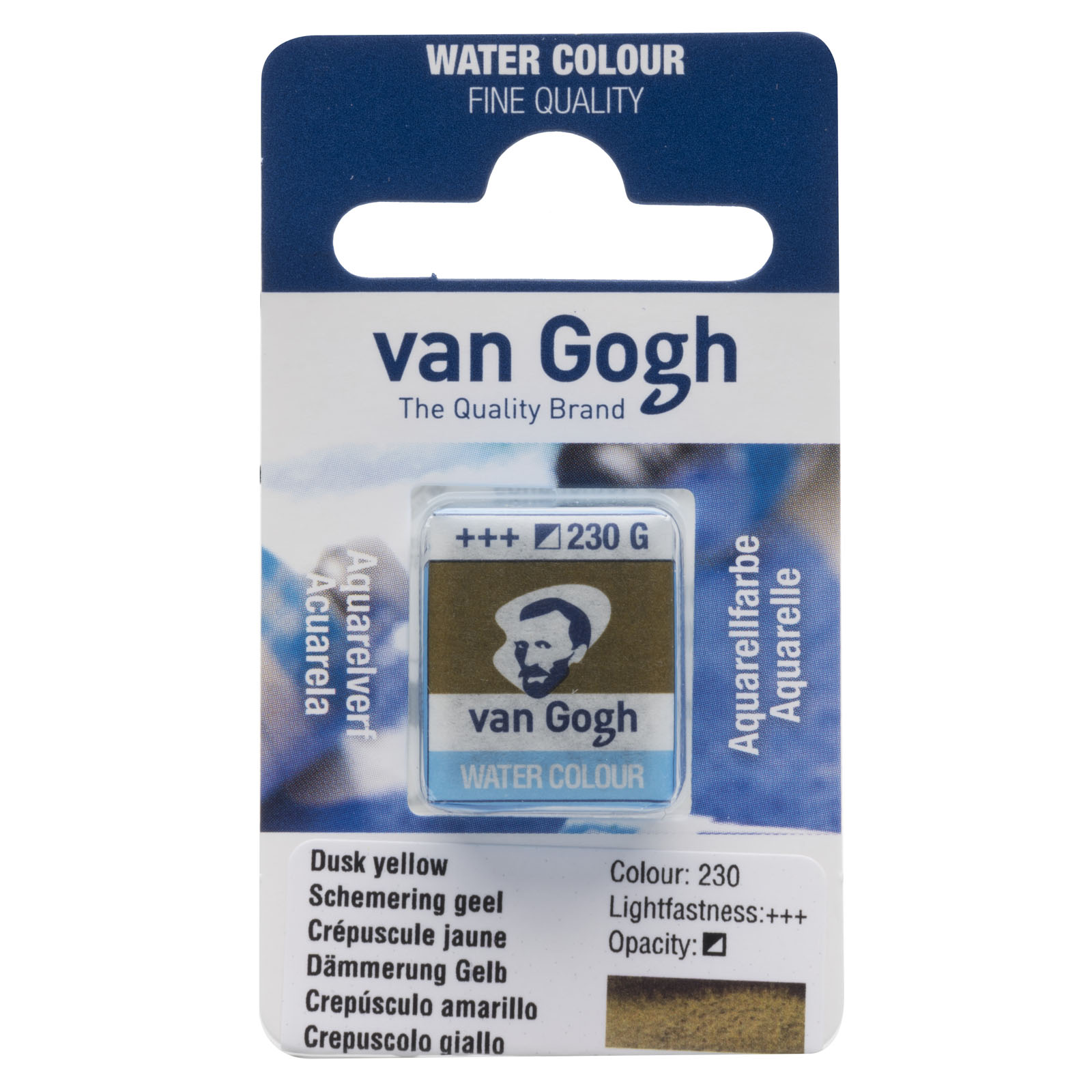 Van Gogh • Painture d'aquarelle pan Schemering Geel 230