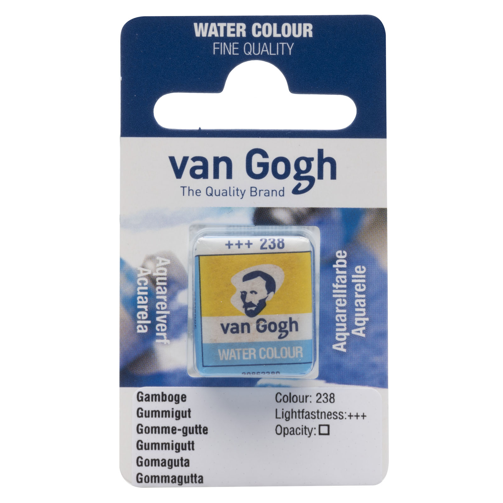 Van Gogh • Aquarellfarbe napje Gummigut 238