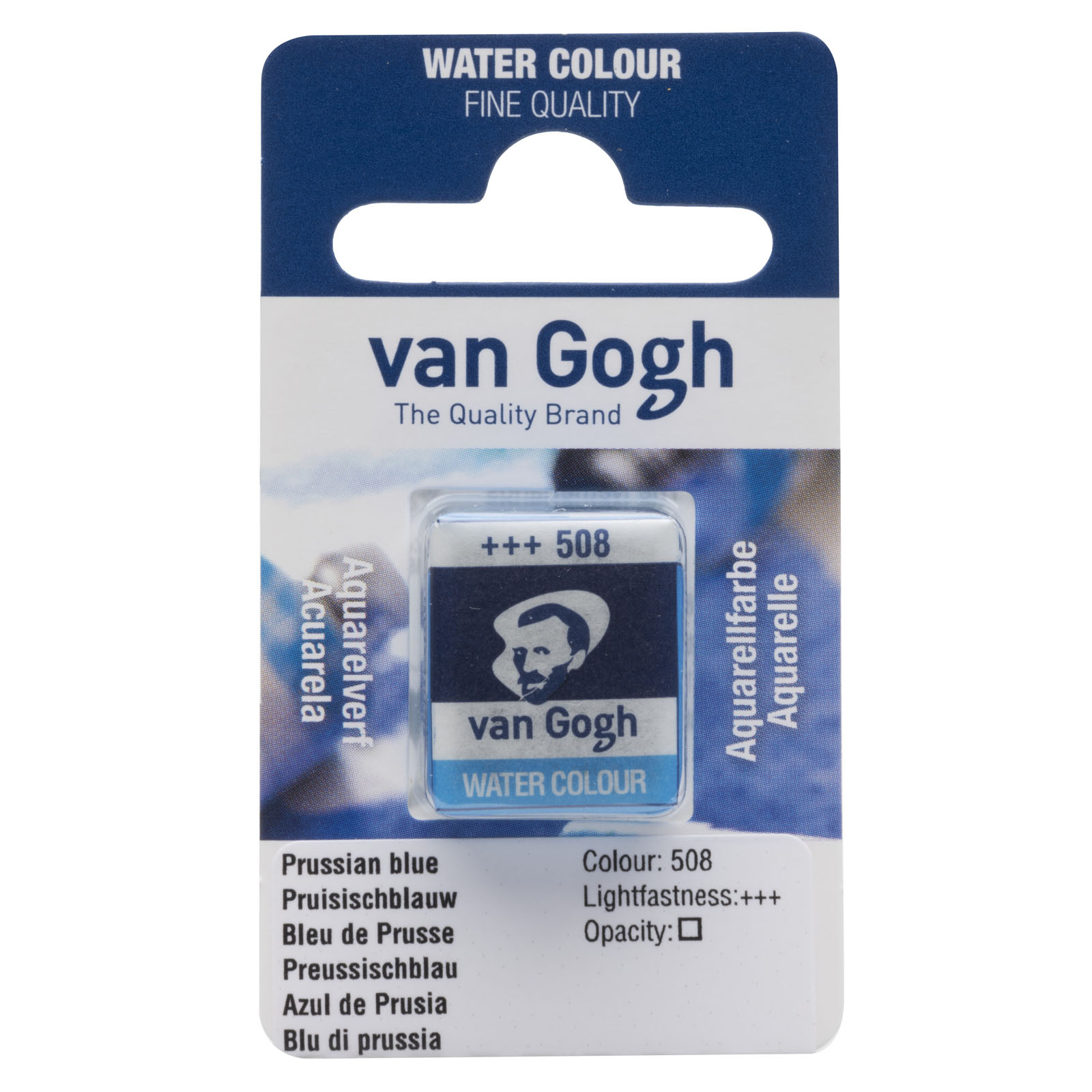 Van Gogh • Watercolour pan Prussian Blue 508