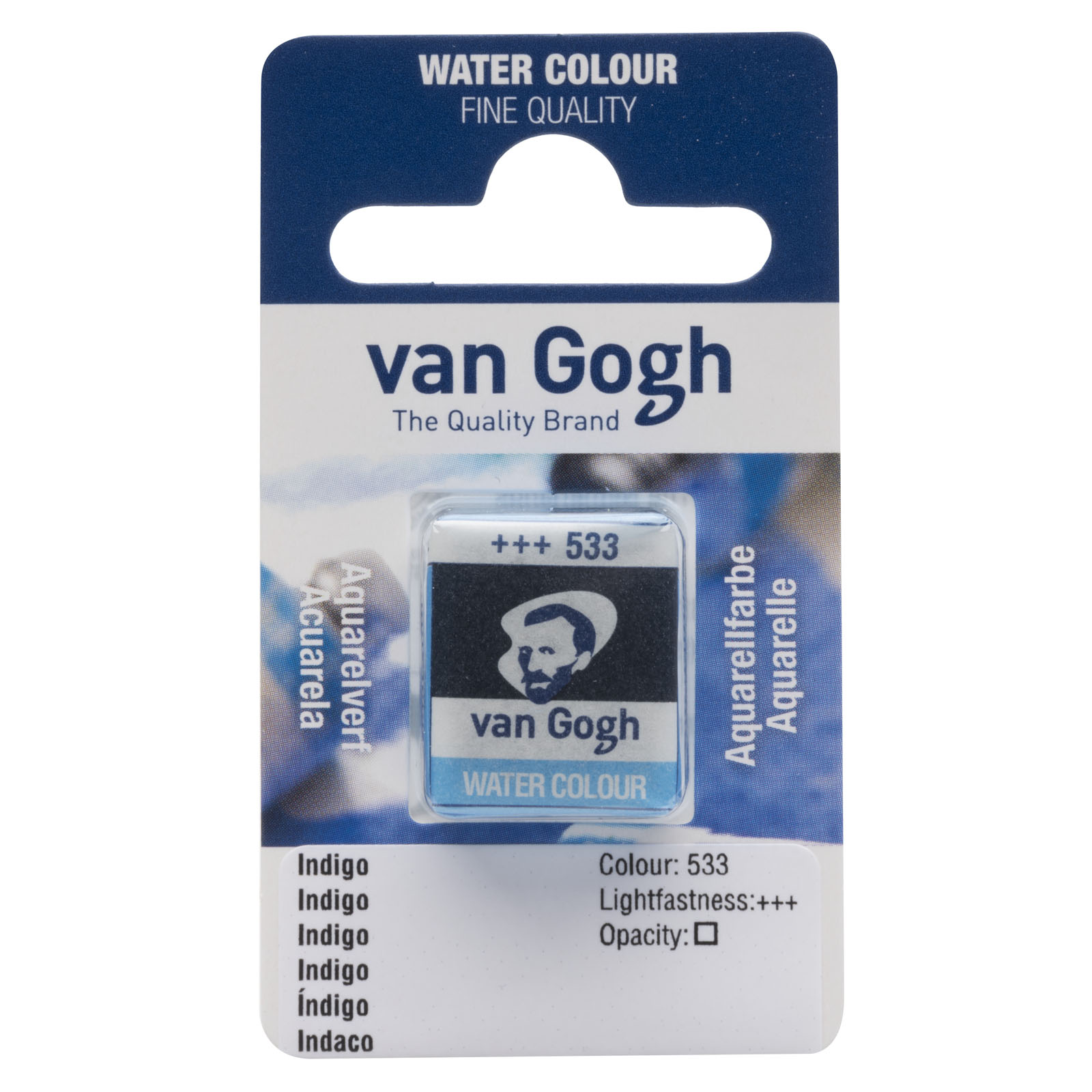 Van Gogh • Aquarellfarbe napje Indigo 533