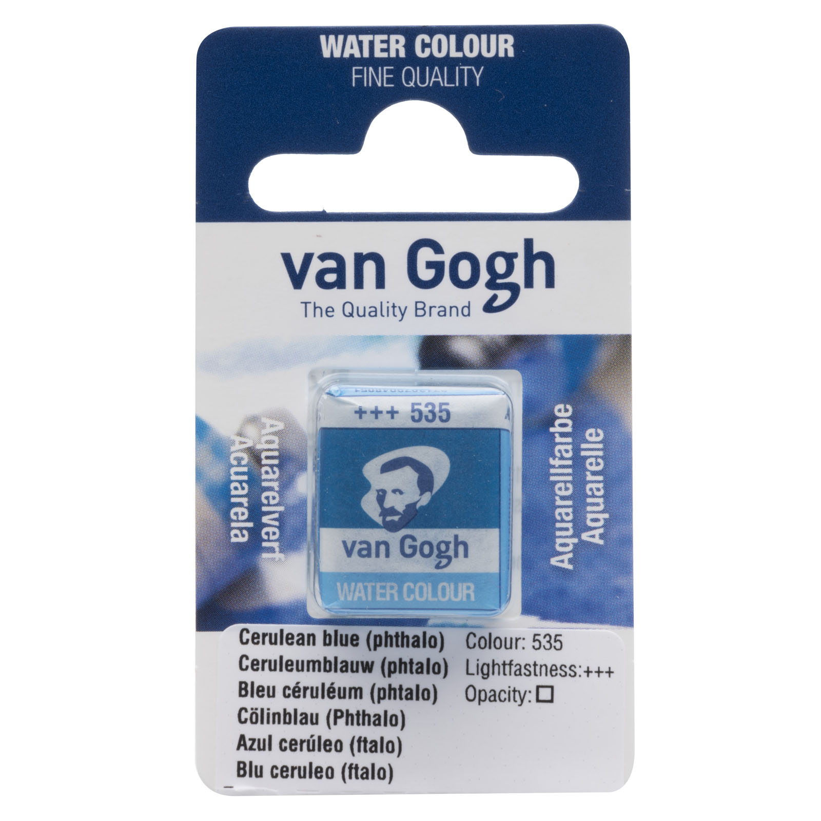 Van Gogh • Aquarellfarbe napje Ceruleumblauw (Phtalo) 535