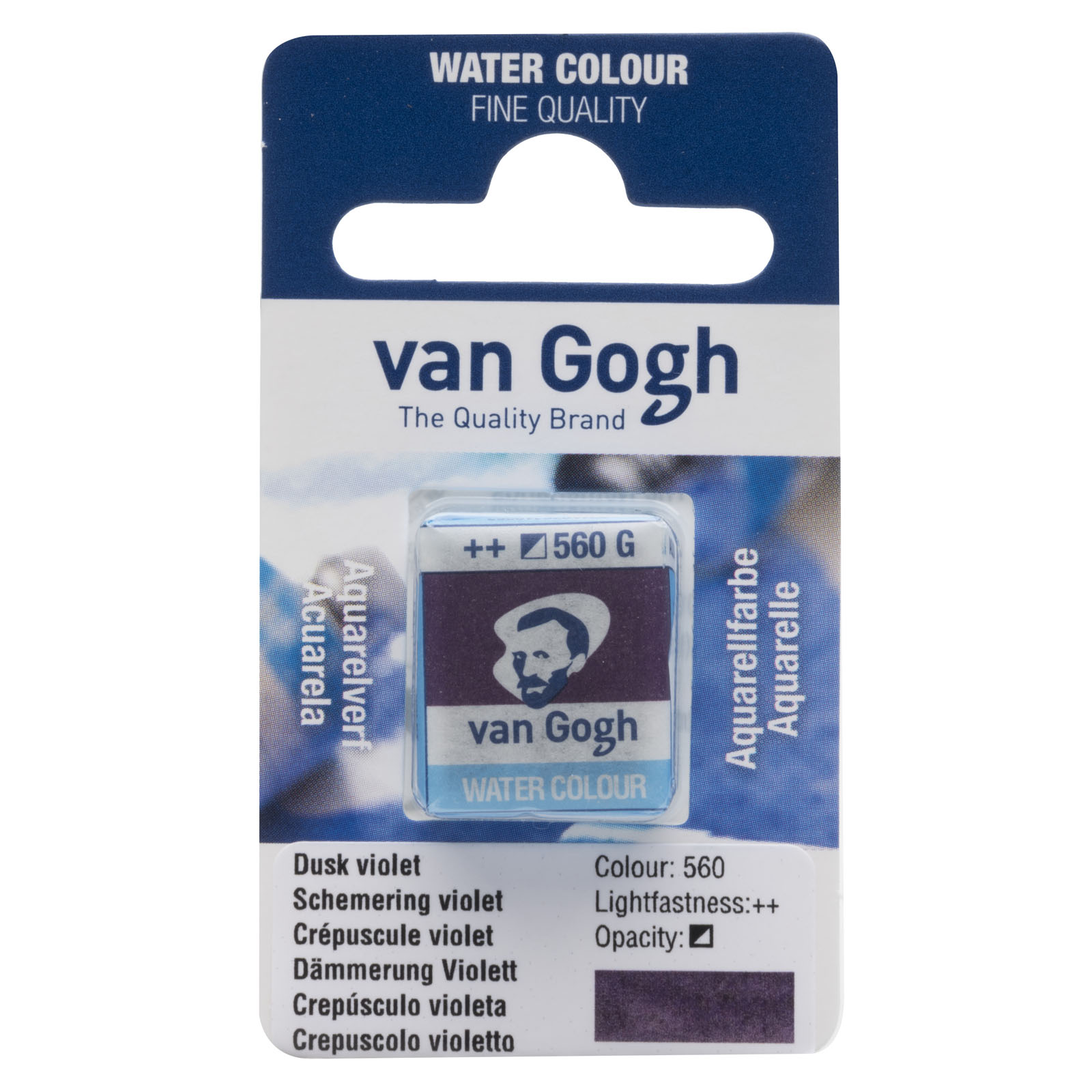 Van Gogh • Aquarelverf napje Schemering Violet 560