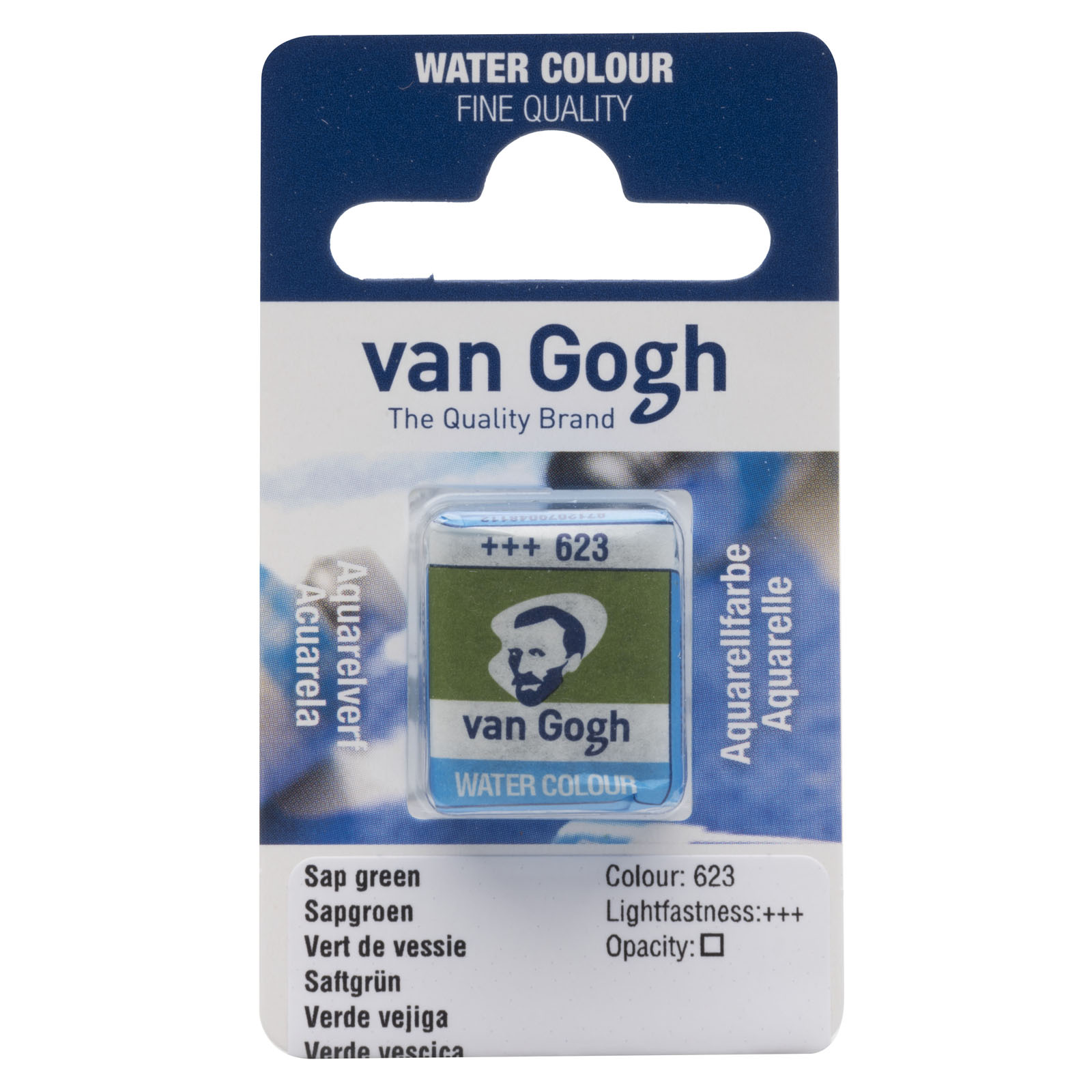 Van Gogh • Aquarellfarbe napje Sapgroen