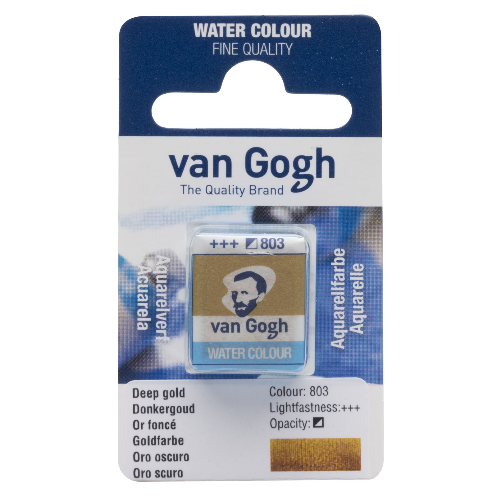 Van Gogh • Pintura de acuarela pan Donkergoud 803