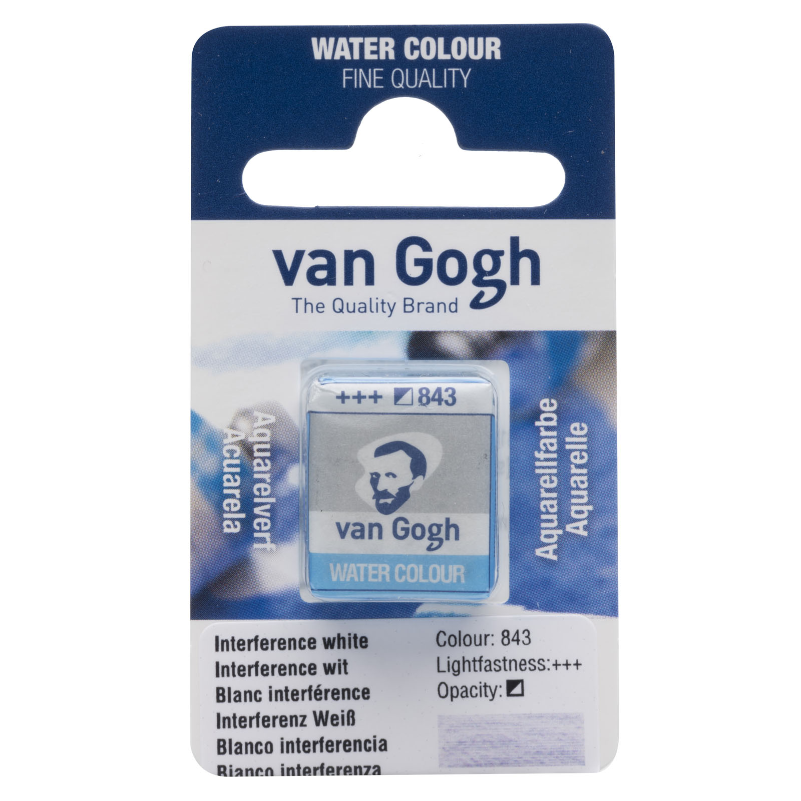 Van Gogh • Watercolour pan Interference White 843