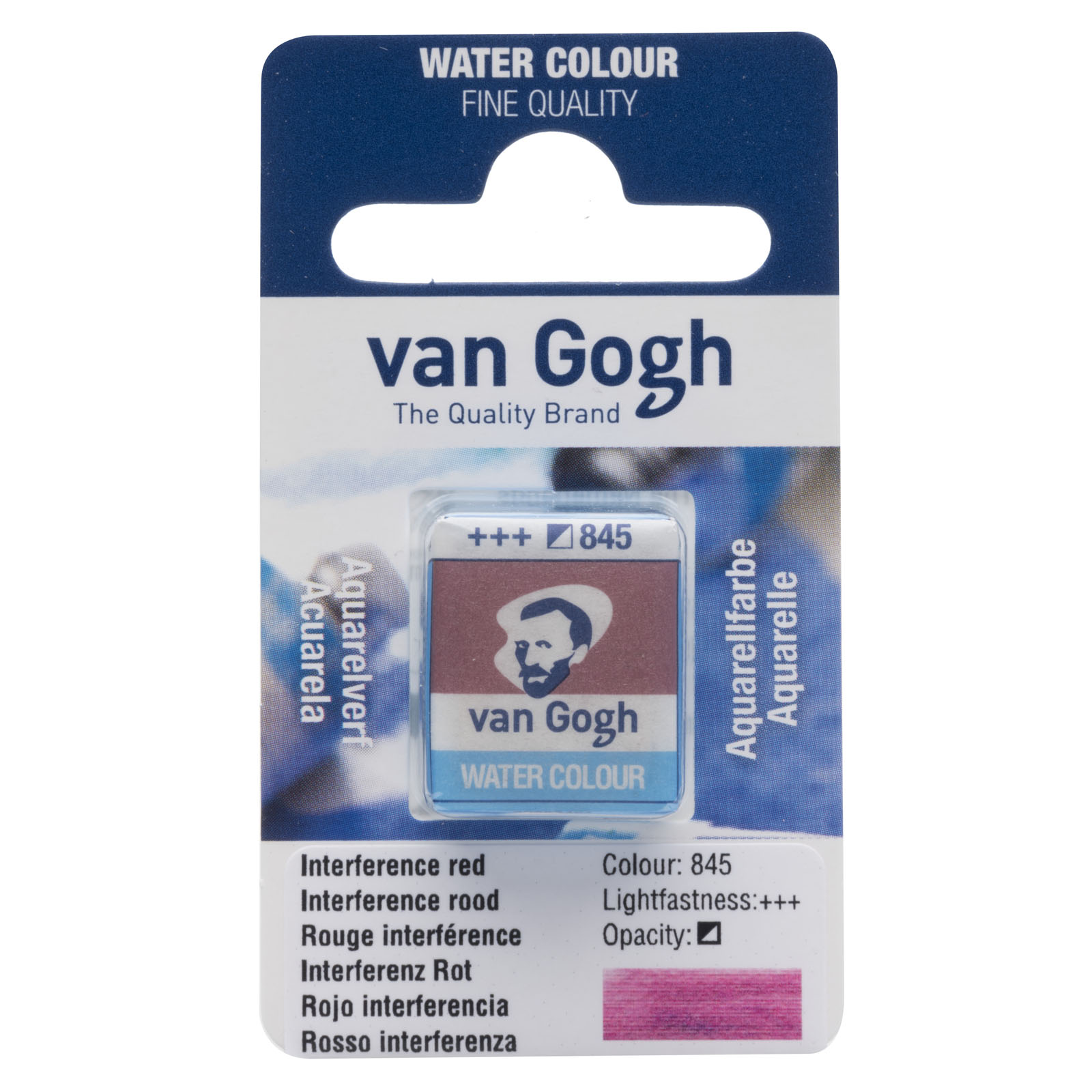 Van Gogh • Acquerello pan Interference Red 845
