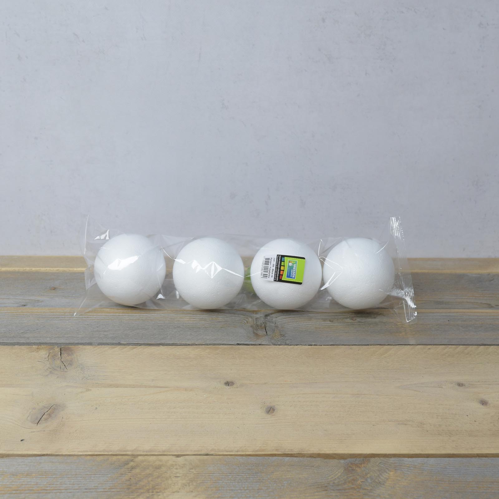 Vaessen Creative • Styrofoam balls Ø8cm 4pcs