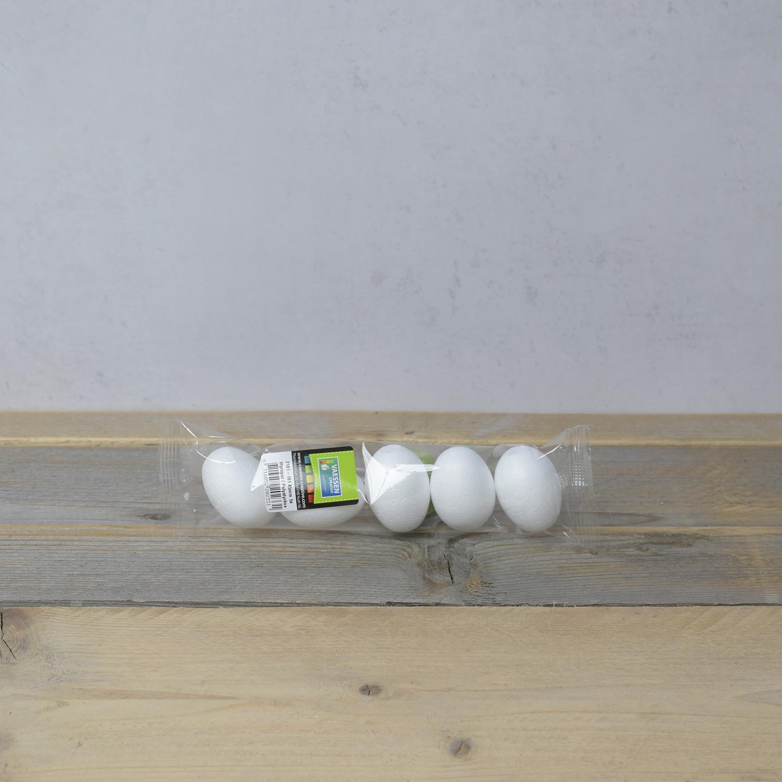 Vaessen Creative • Styrofoam eggs 6cm 5pcs