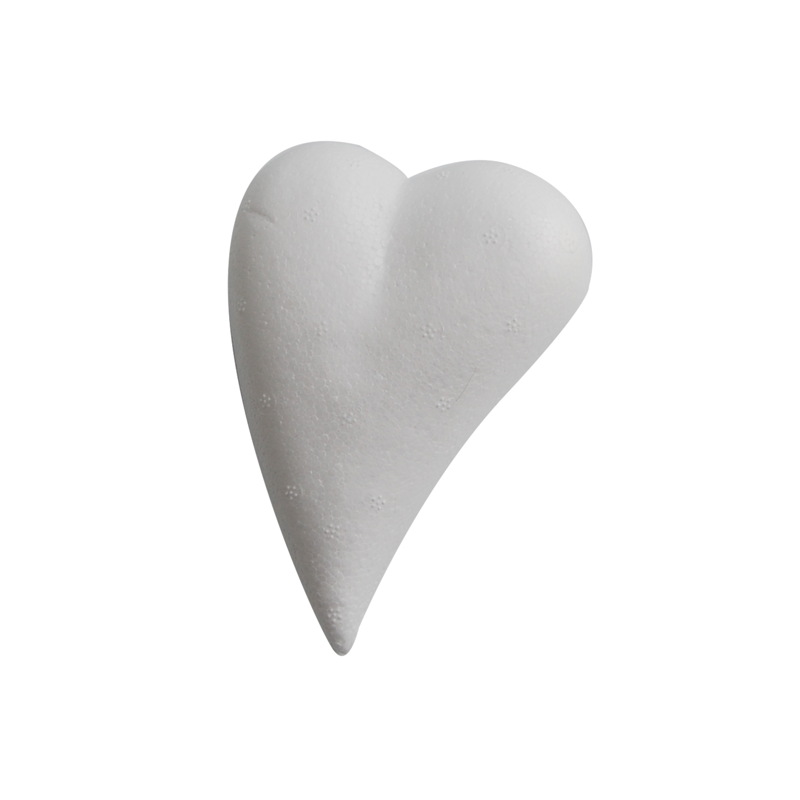 Vaessen Creative • Styrofoam heart teardrop 12x5,5cm