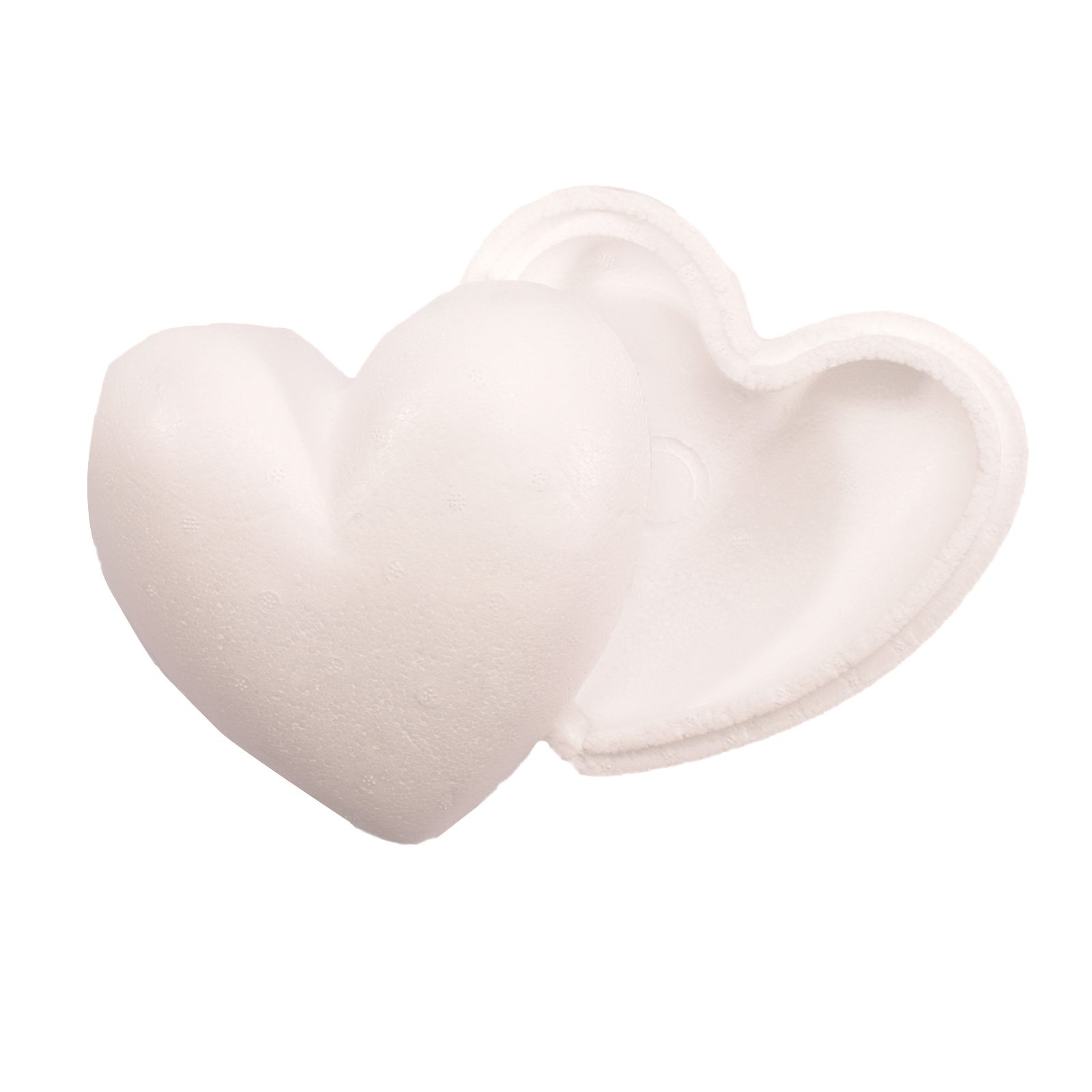 Vaessen Creative • Styrofoam heart 2 parts 15cm