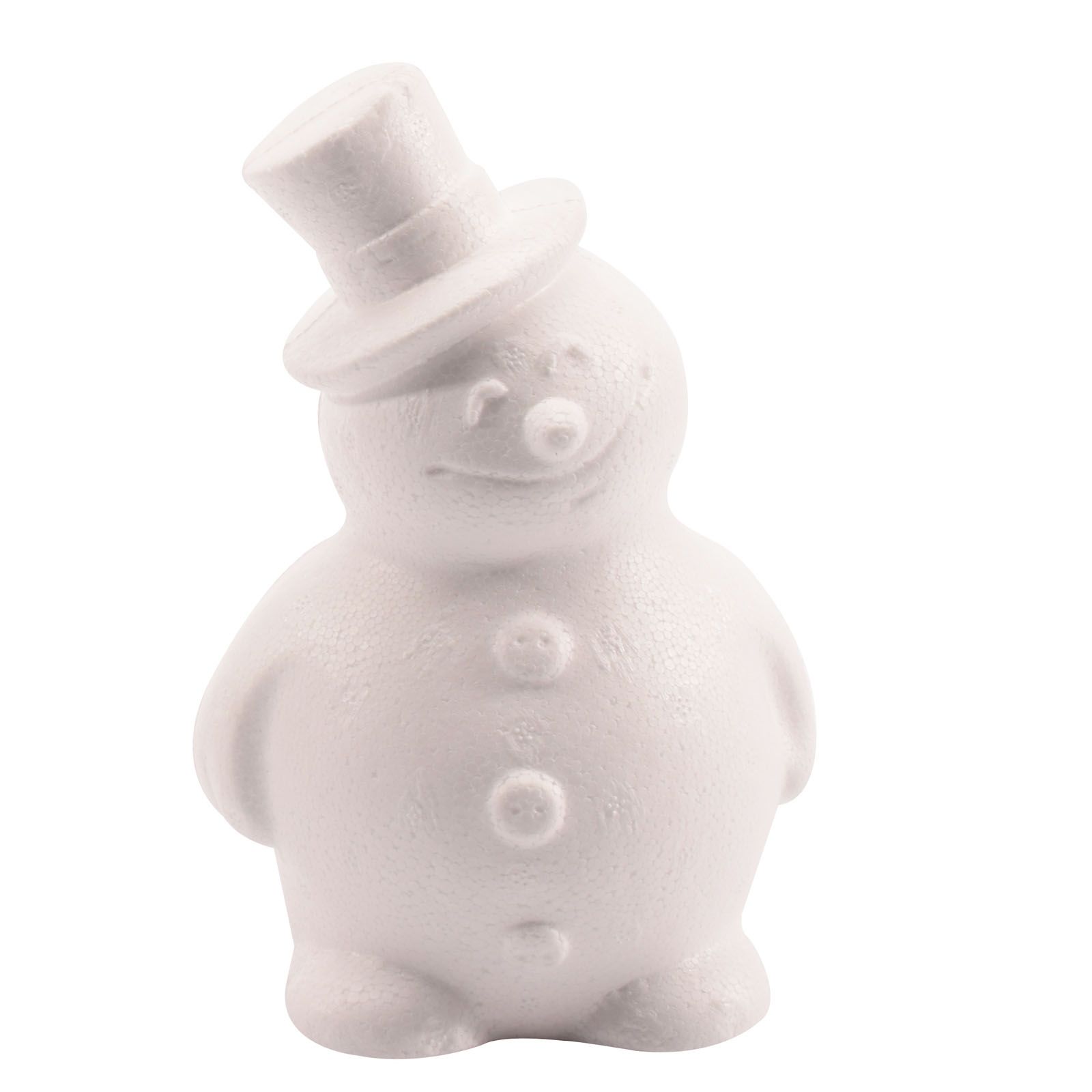 Vaessen Creative • Hombre de nieve de poliestireno 17cm