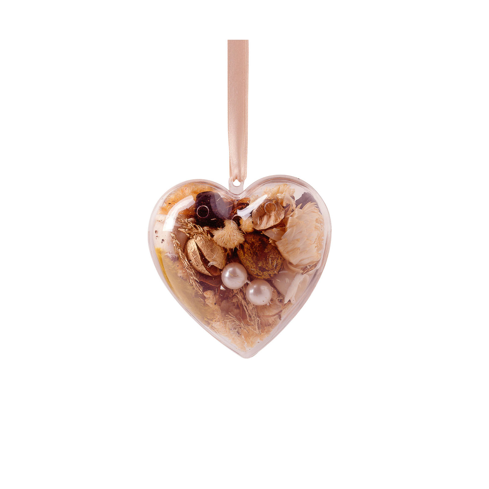 Vaessen Creative • Plastic Heart Potpourri 2 Parts 8cm 5pcs