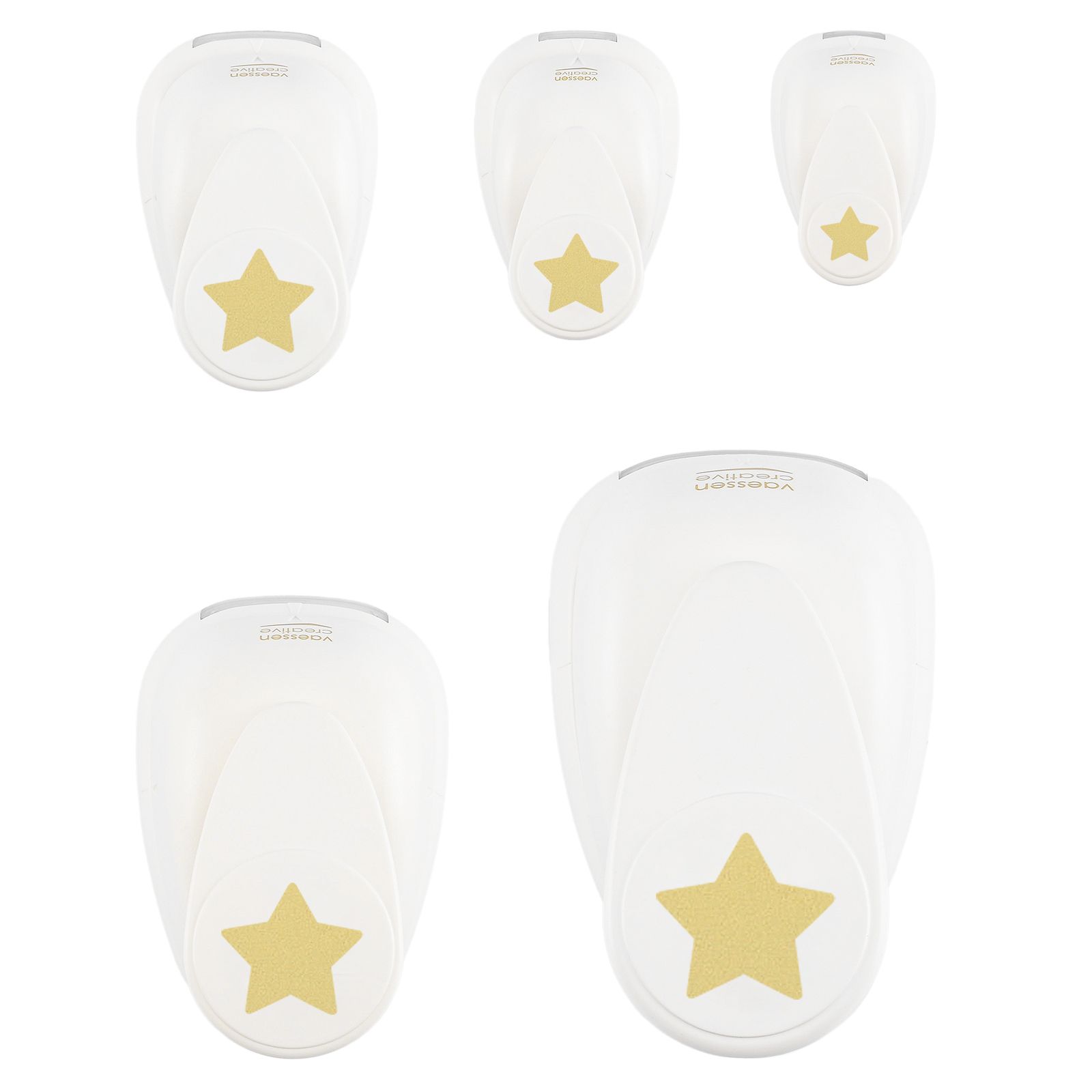 Vaessen Creative • Kit de Perforadoras Estrellas 5uds
