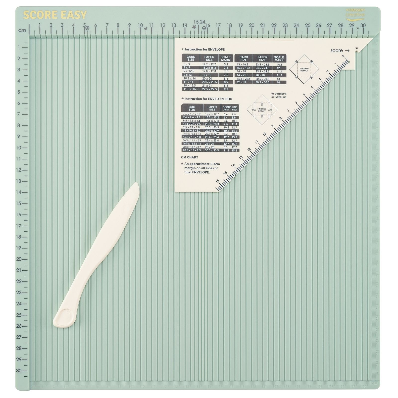 Vaessen Creative • Score Easy Large Multi-Purpose Scoring Board cm Mint