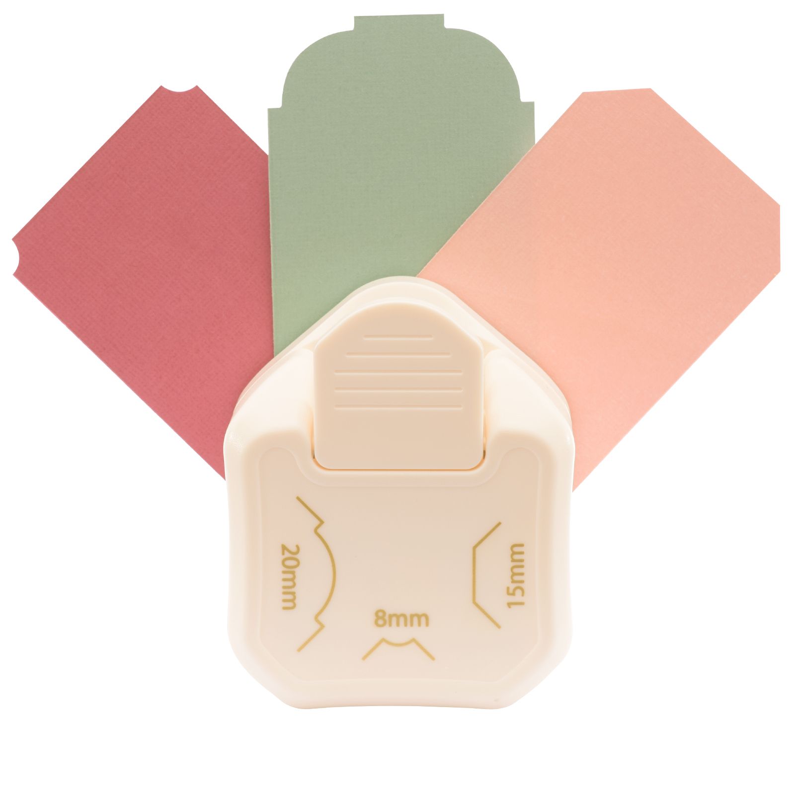 Vaessen Creative • 3-in-1 Corner Tag Punch 8-15-20mm